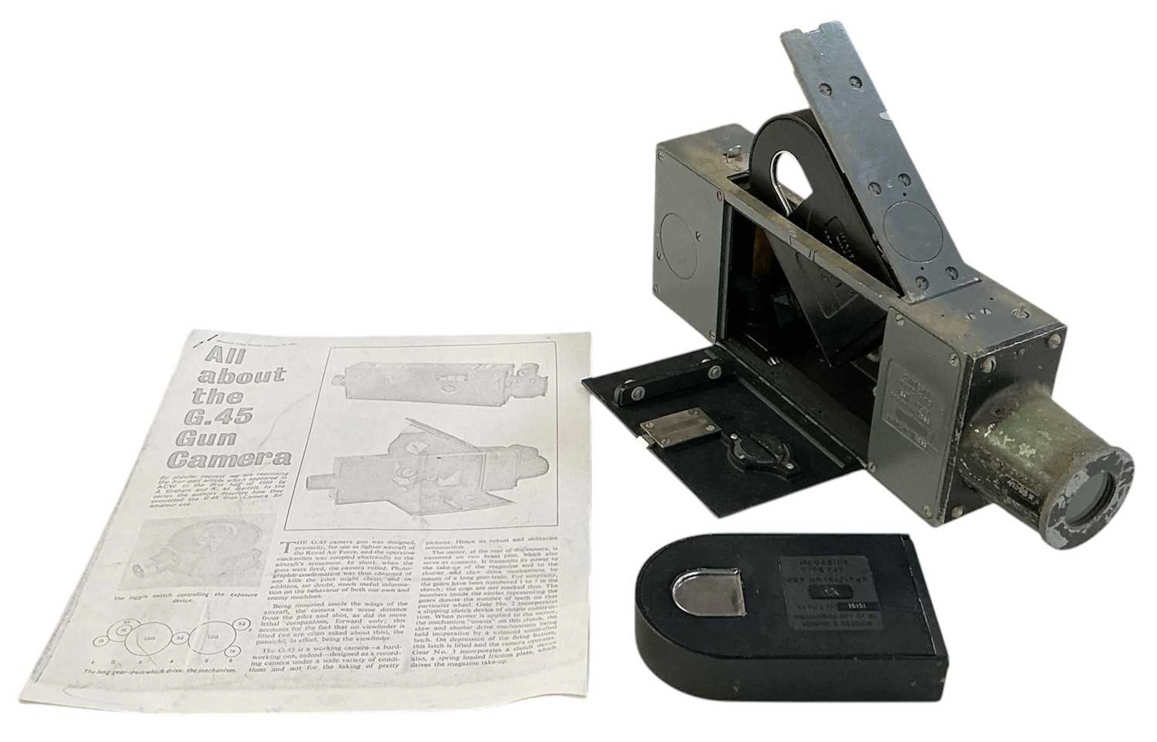 A WWII G45 gun camera