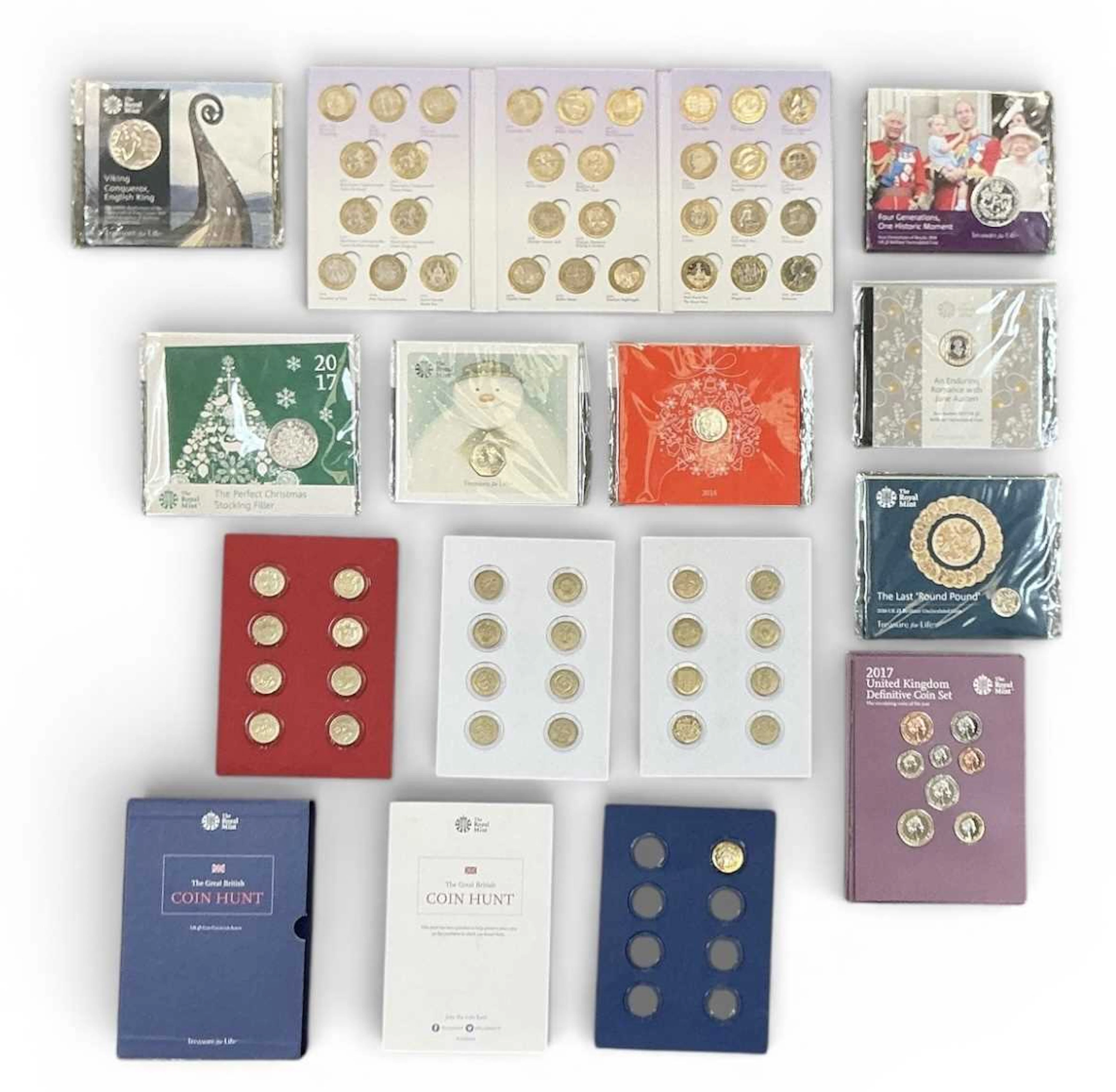 THE ROYAL MINT; a group of collectable coins comprising...