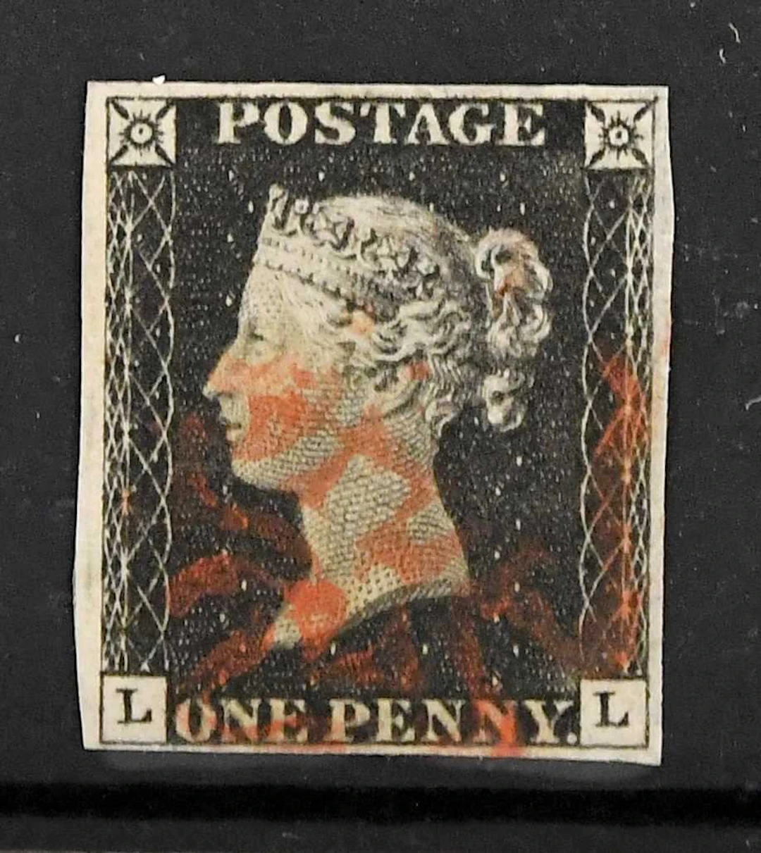 GREAT BRITAIN; 1840 1d black