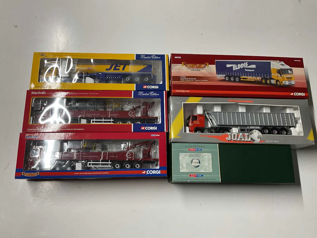 CORGI; five limited edition Corgi diecast model trucks