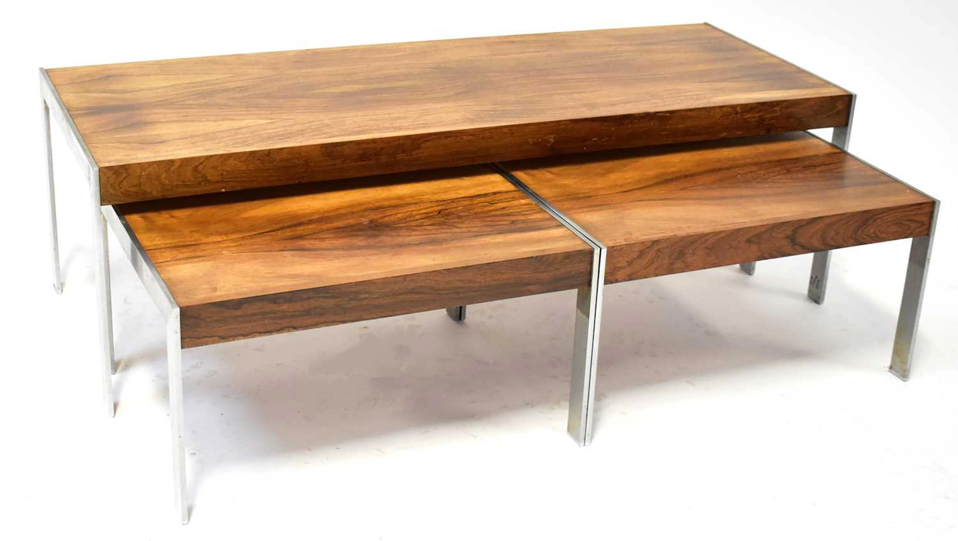 IN THE MANNER OF HOWARD MILLER; a nest of mid-century...
