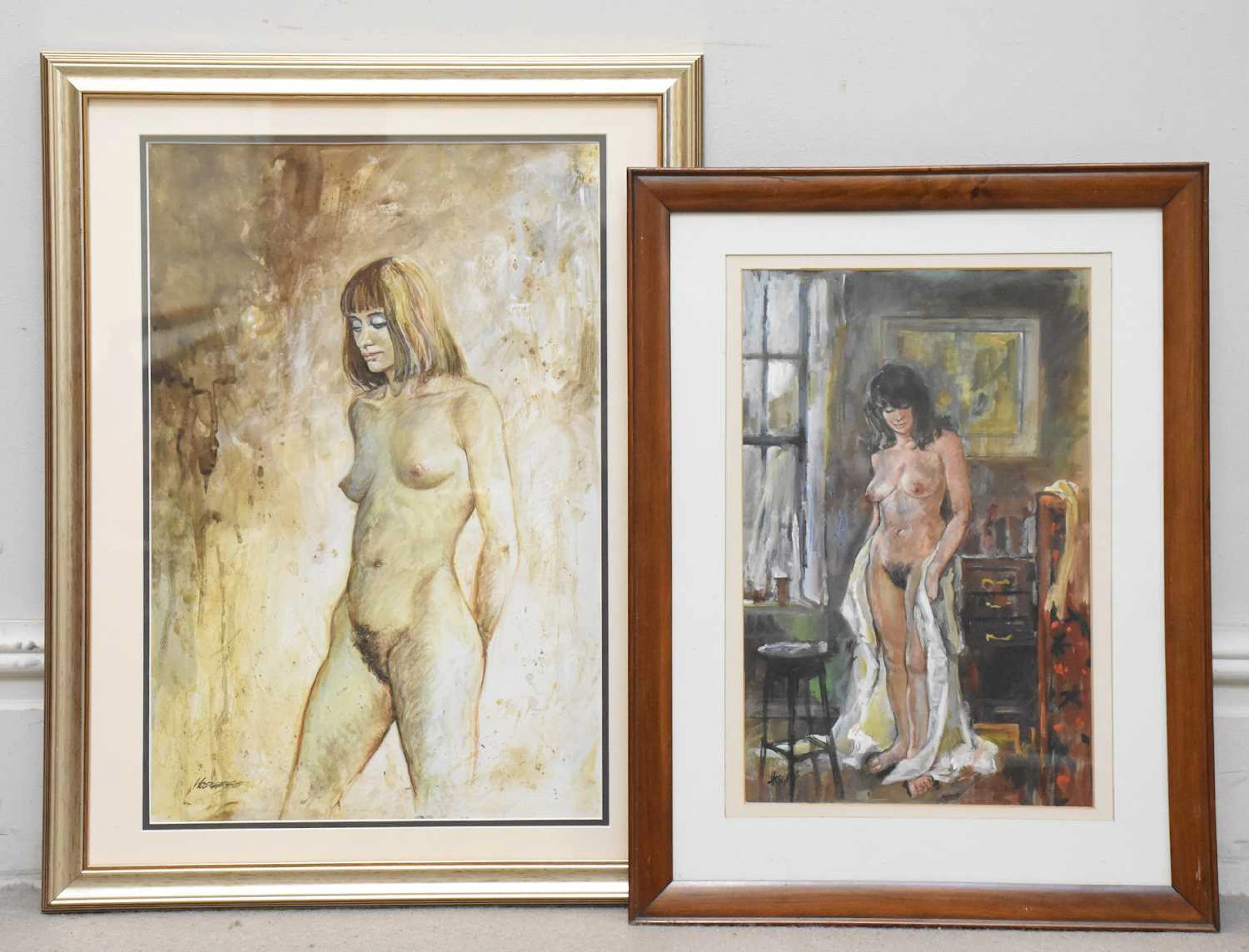 EDGAR HODGES (1928-2025); watercolour