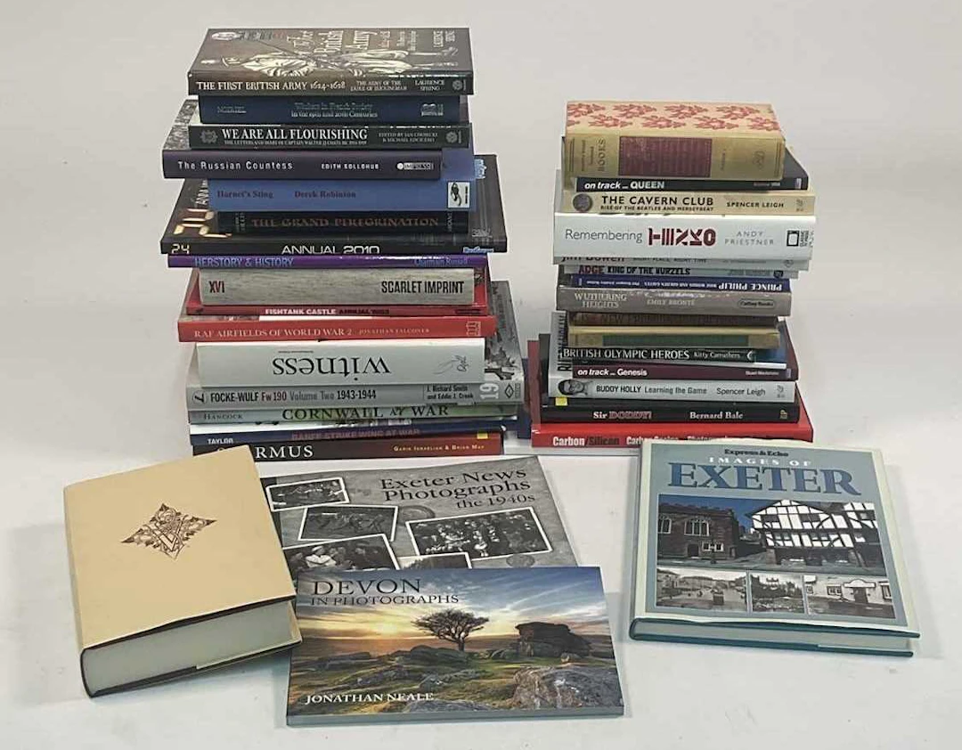 A quantity of books predominantly of military interest