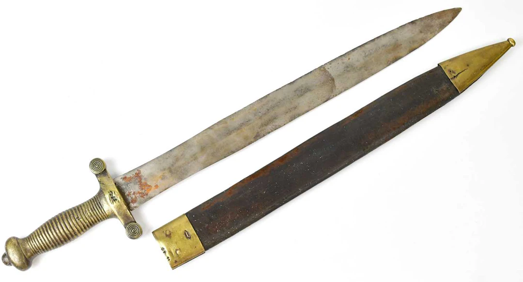 A French 1831 pattern artillery sword