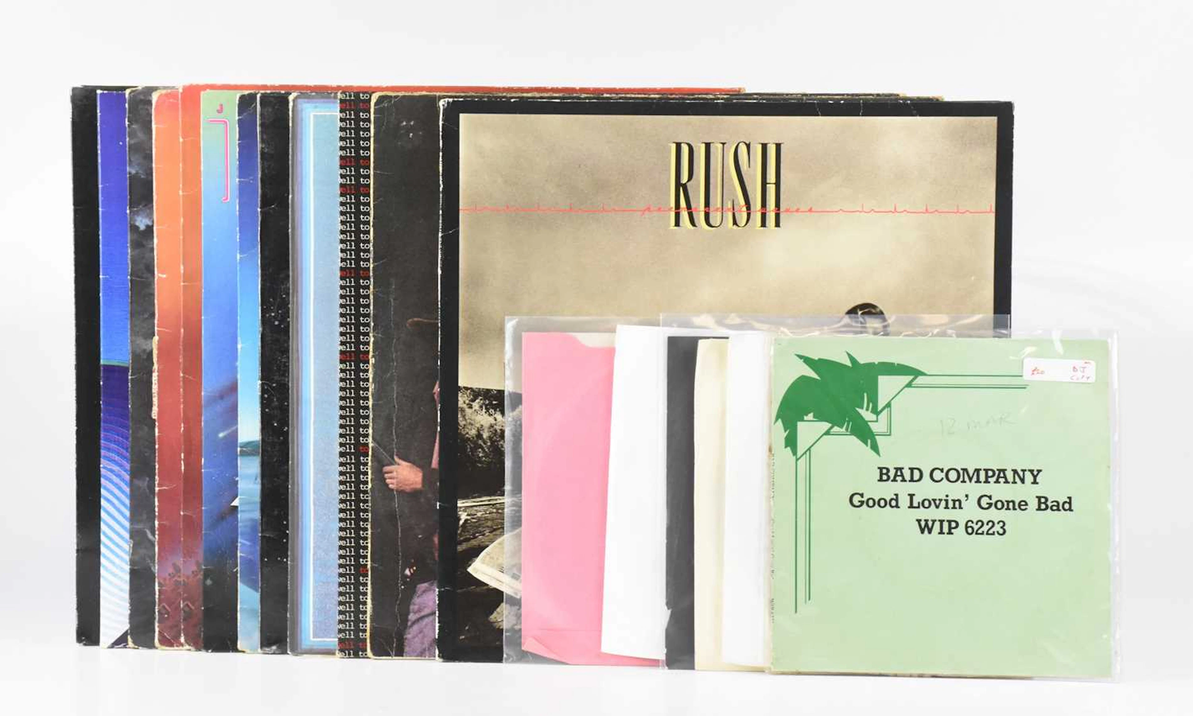 AMERICAN ROCK; thirteen ablums to include Rush - Permanent Waves (9100 071)