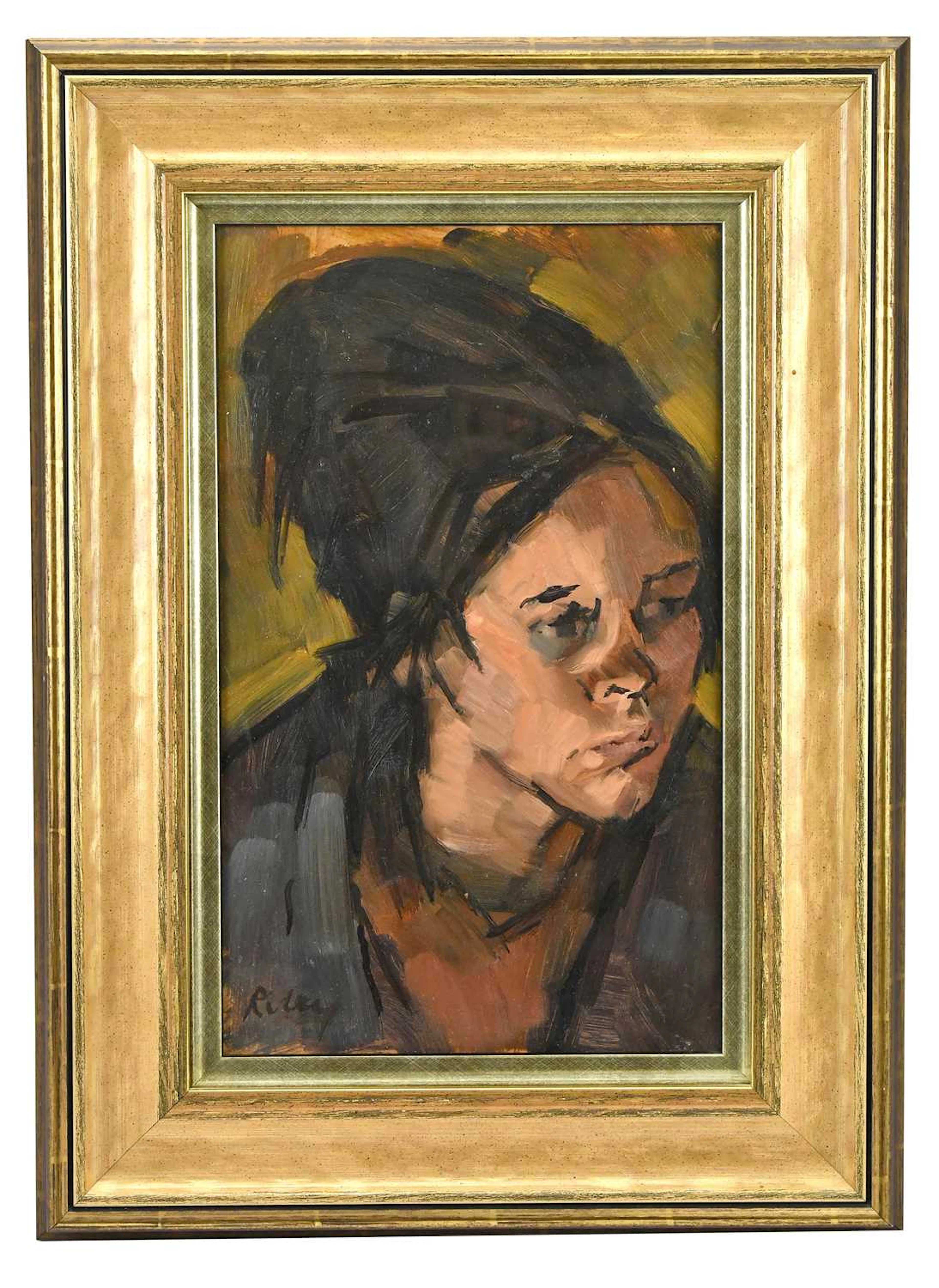 HAROLD FRANCIS RILEY DL DLITT FRCS (HONS) DFS ATC (1934-2023); oil on board