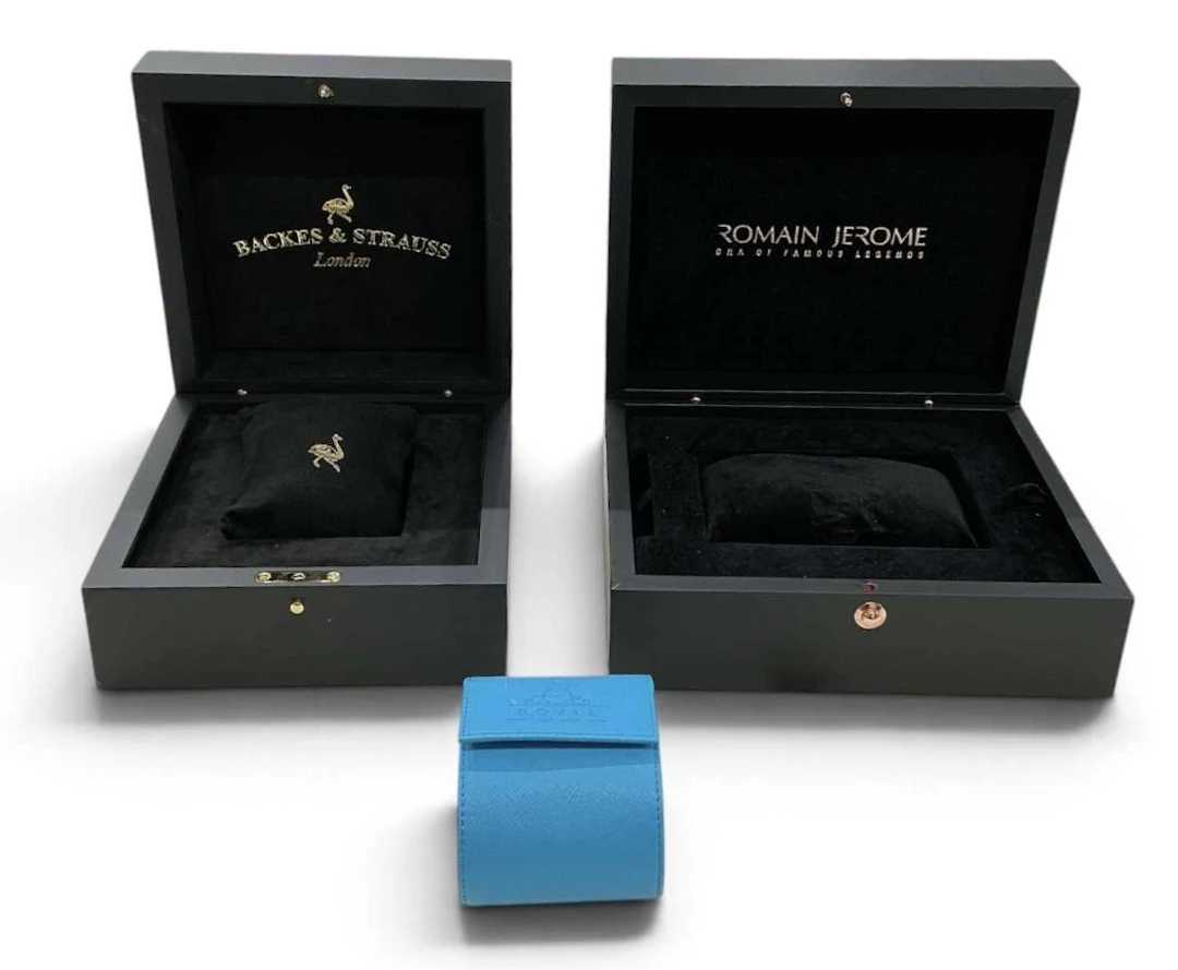 Three assorted designer wristwatch boxes