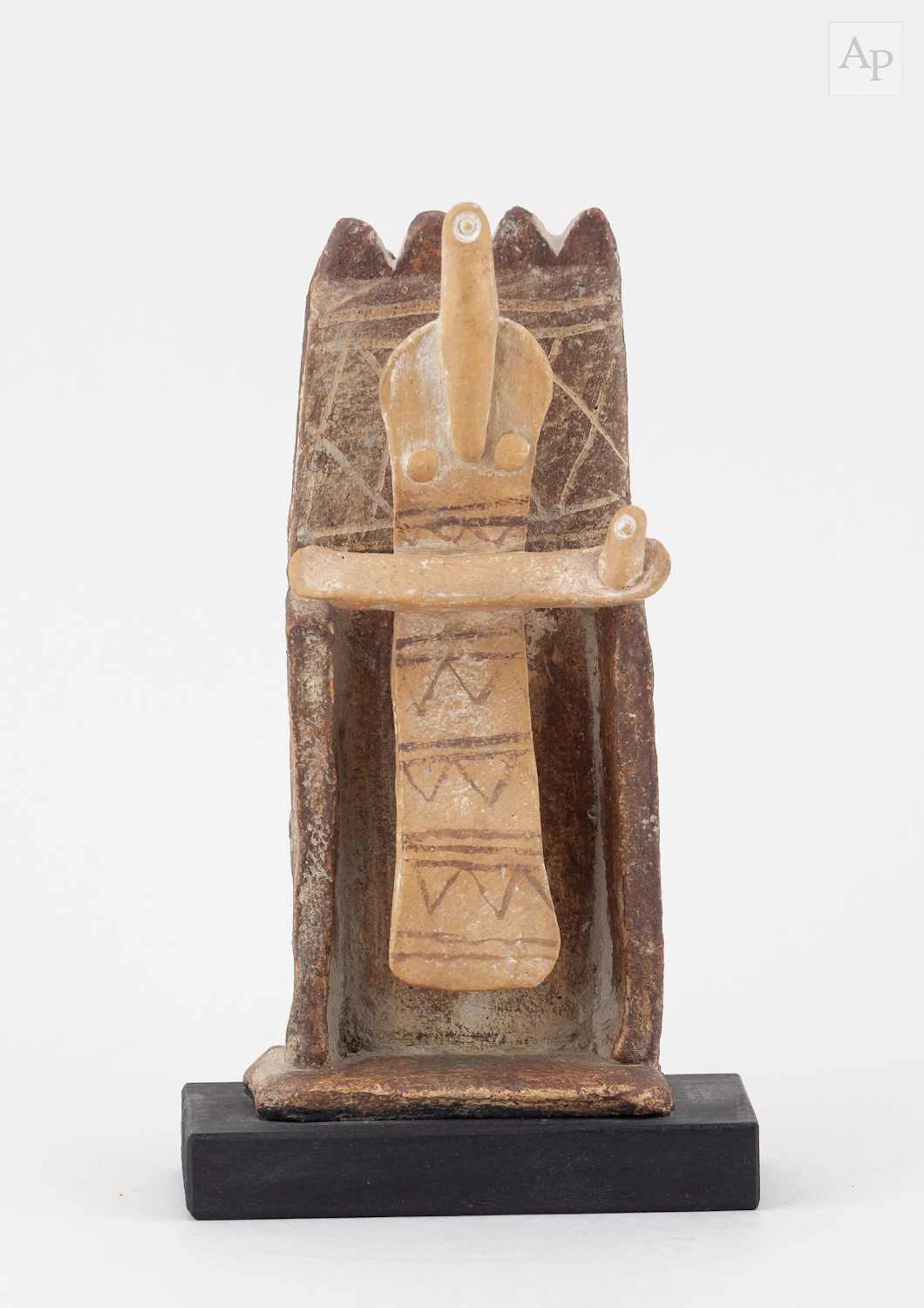 JOHN MALTBY (1936-2020); a stoneware sculpture of a...