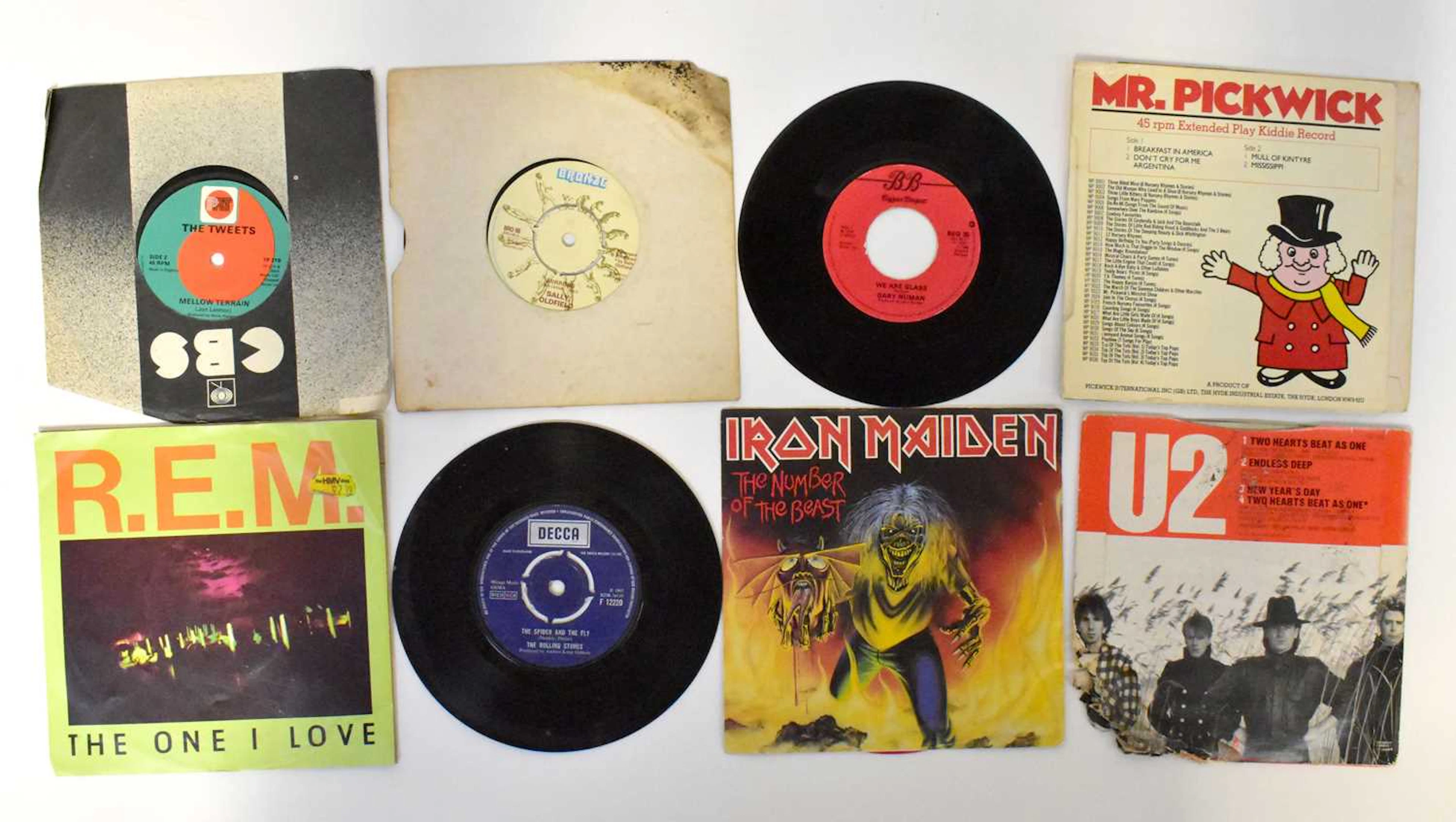 EPs and singles relating to rock