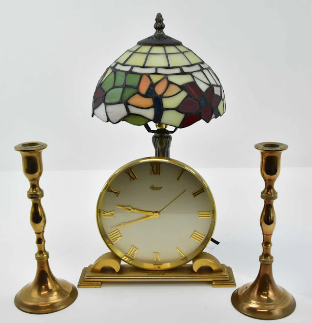 A modern Tiffany style lamp