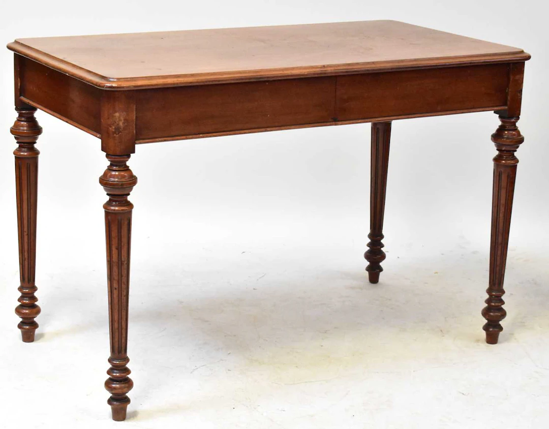 A Victorian mahogany side table