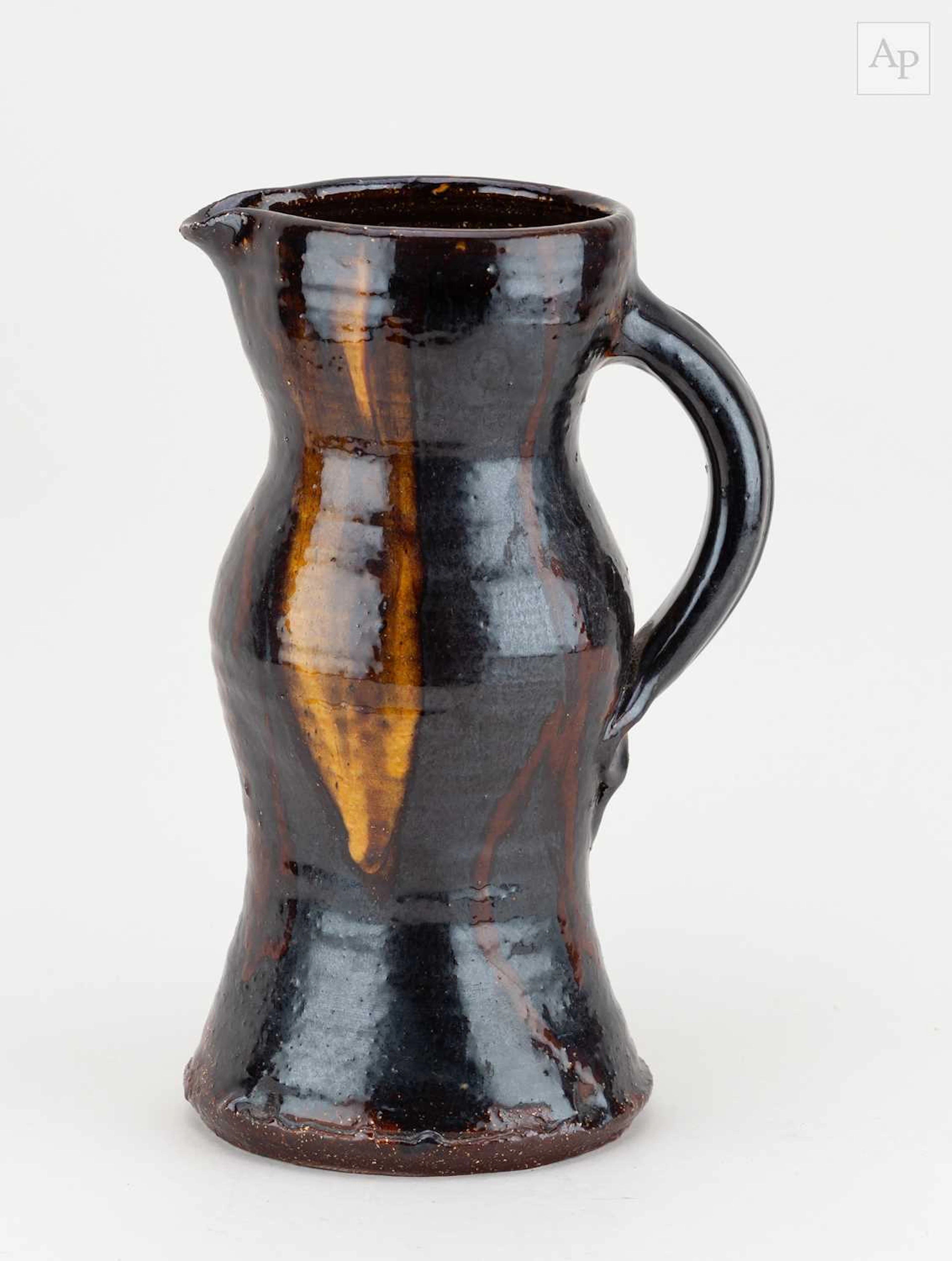 CLIVE BOWEN (born 1943); a slipware baluster jug with...