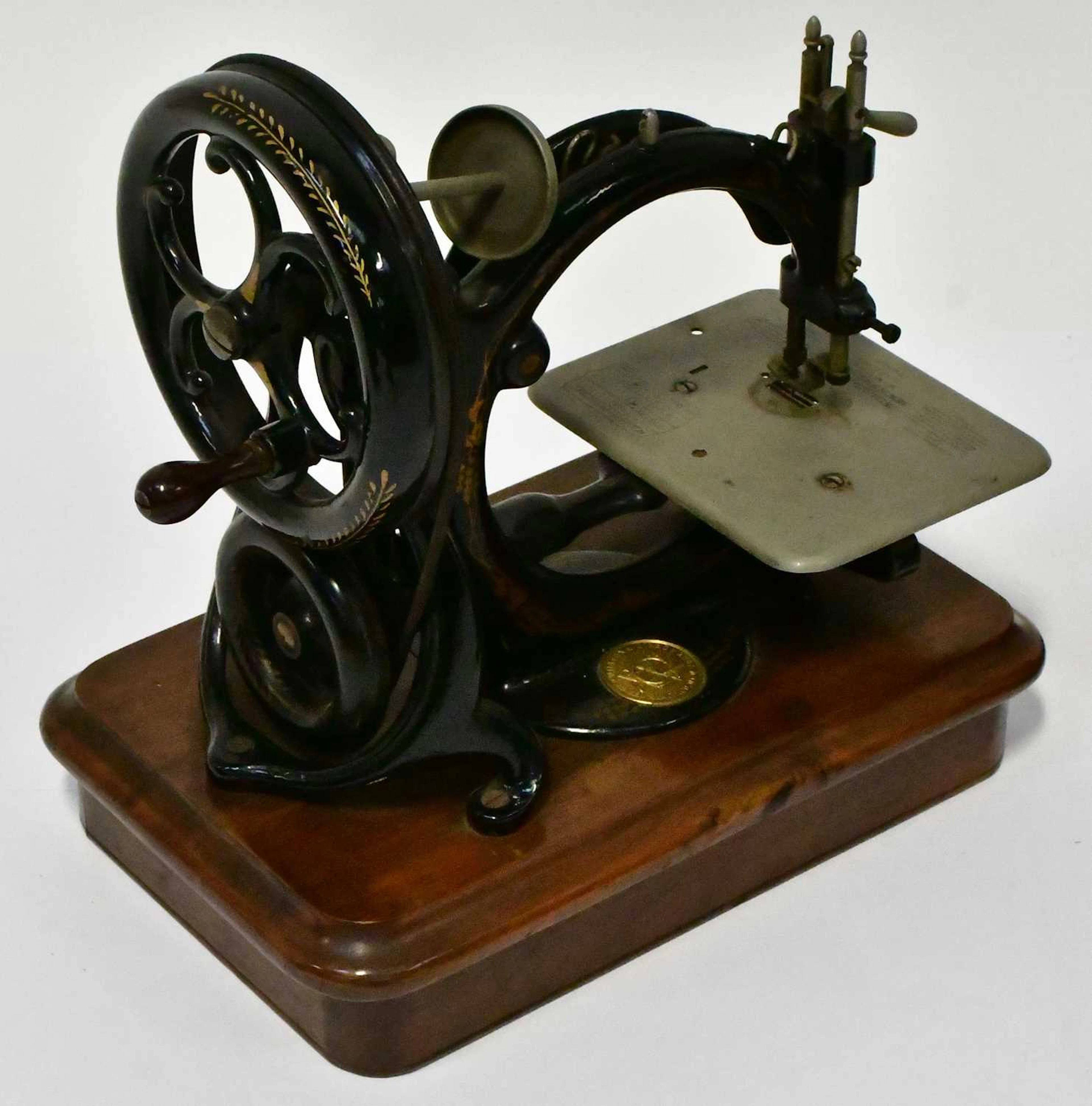 WILLCOX & GIBBS; a vintage portable sewing machine