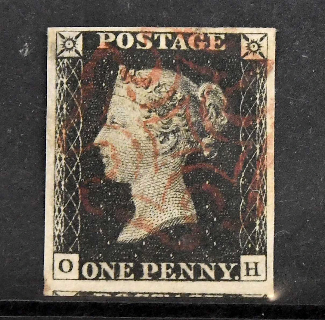GREAT BRITAIN; 1840 1d black