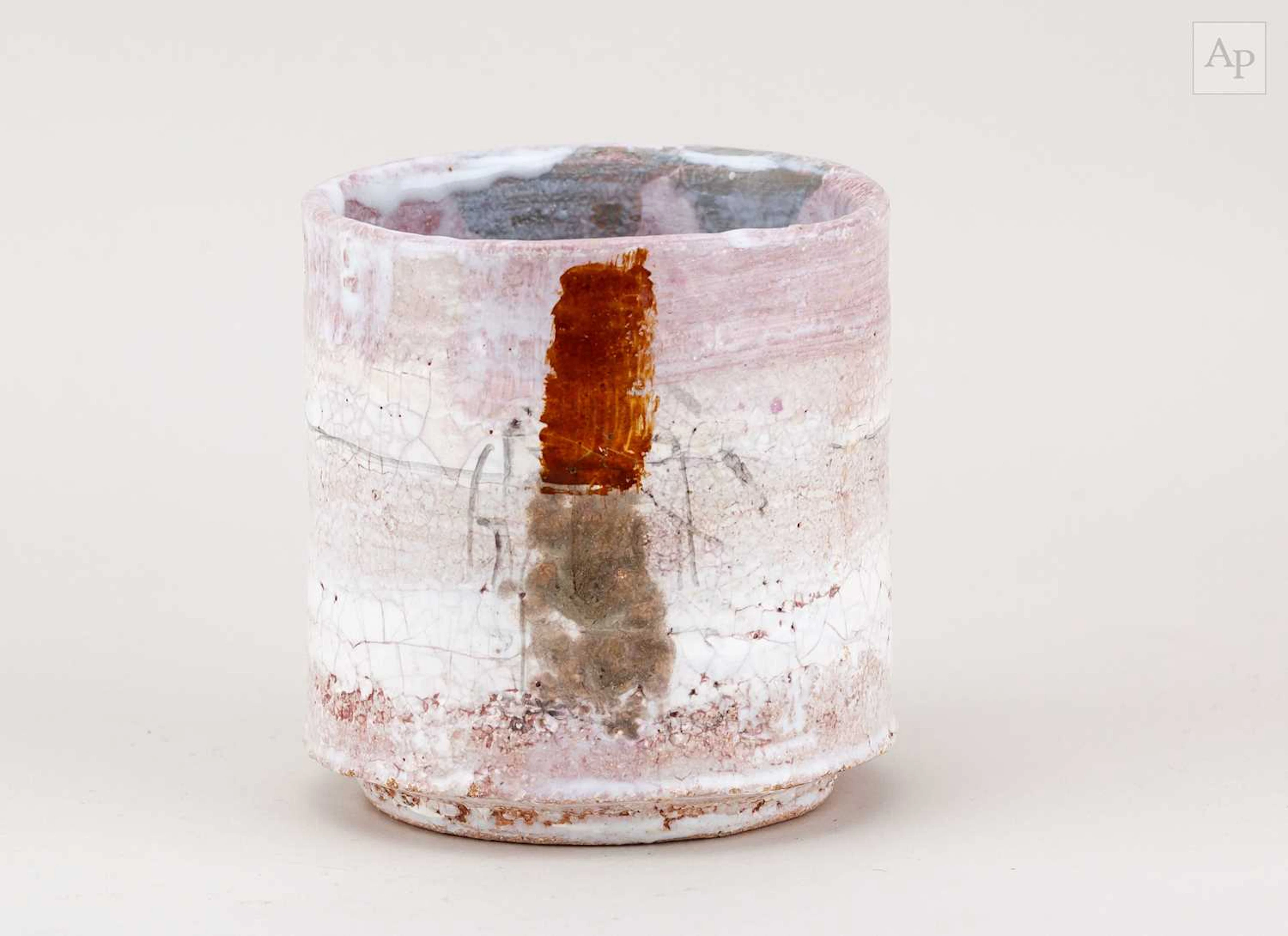 ROBIN WELCH (1936-2019); a cylindrical stoneware vessel...