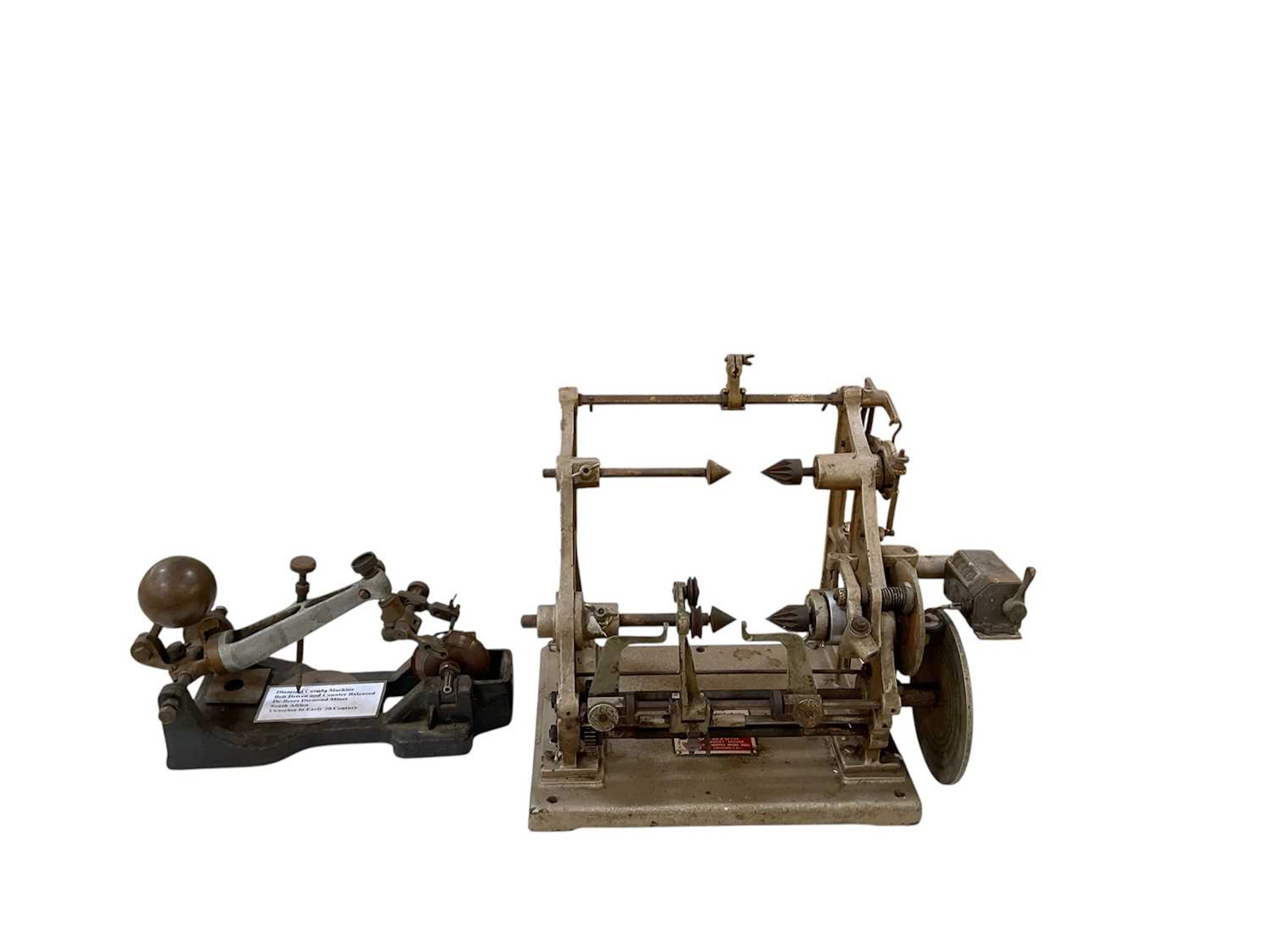 A vintage automatic coil winding machine