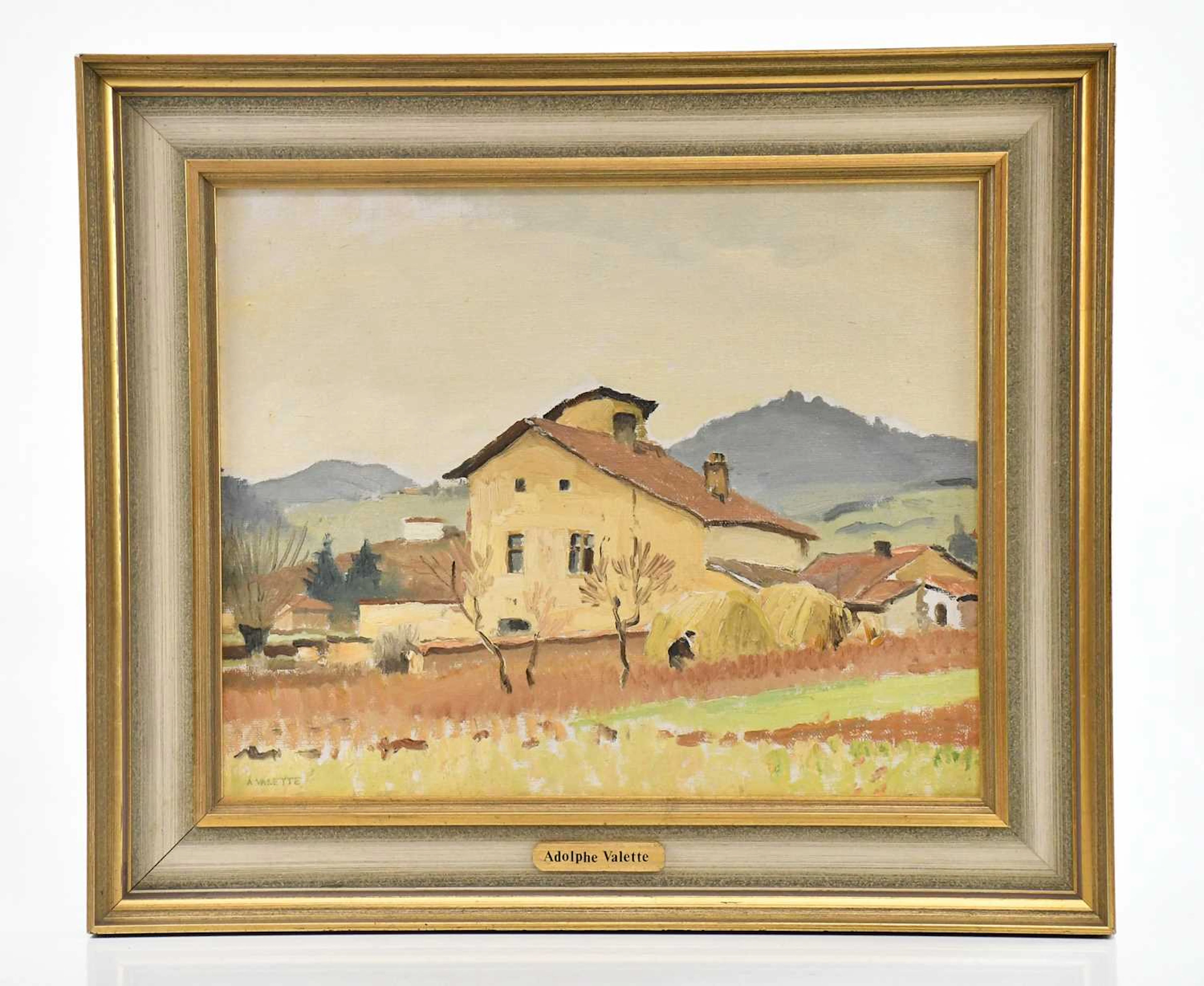 PIERRE ADOLPHE VALETTE (1876-1942); oil on board