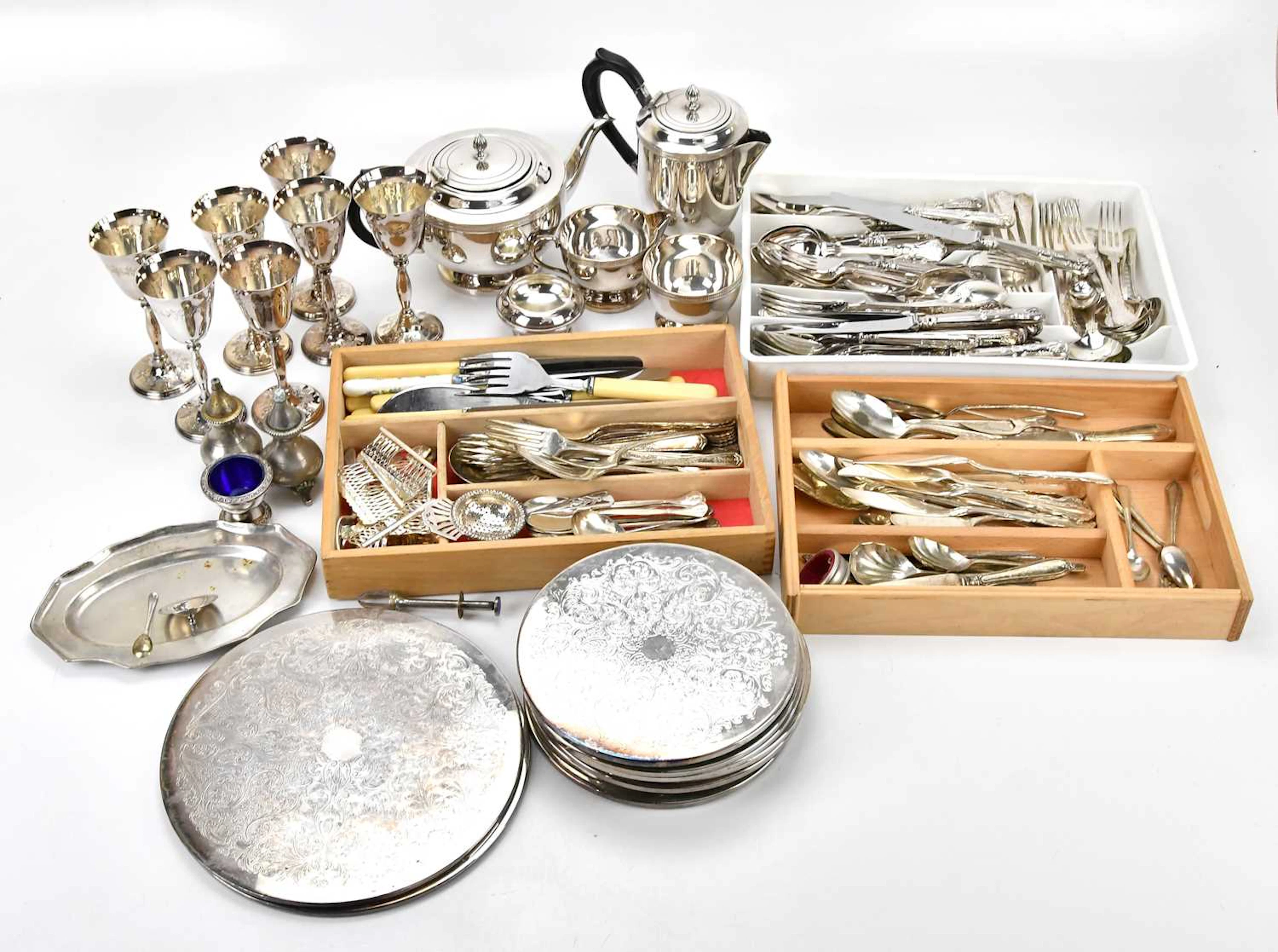 A collection of plated items