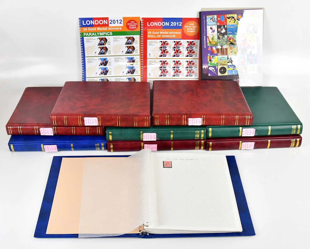 GREAT BRITAIN; a mint Commonwealth collection in seven albums 1940-2017