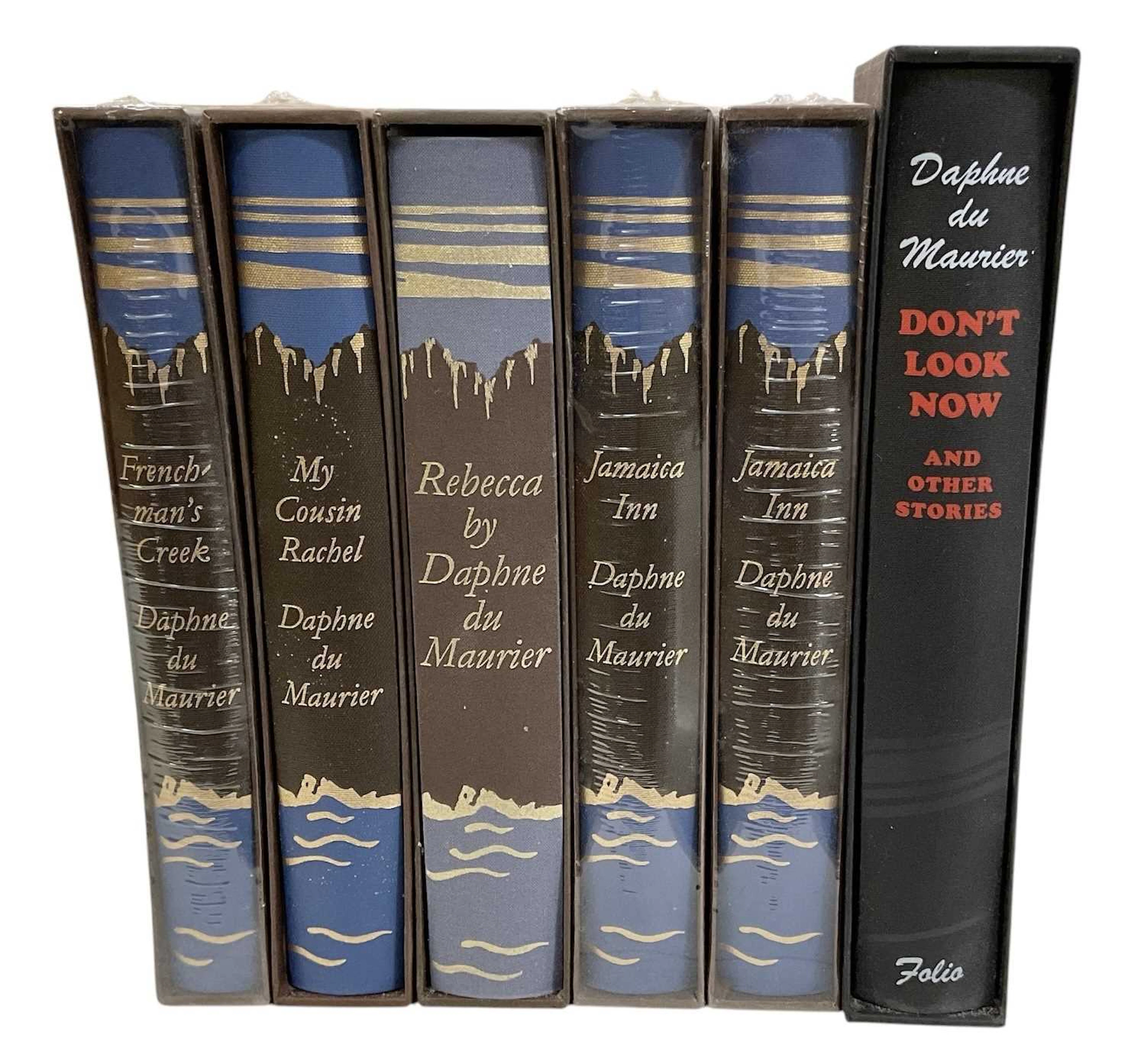 FOLIO SOCIETY; six books by Daphne du Maurier