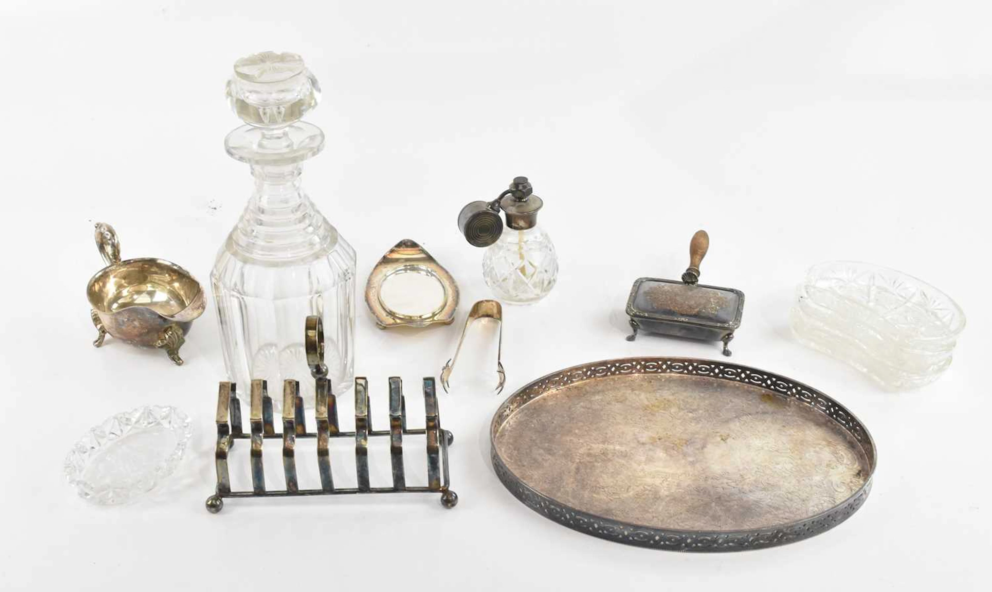 A collection of 19th century glass