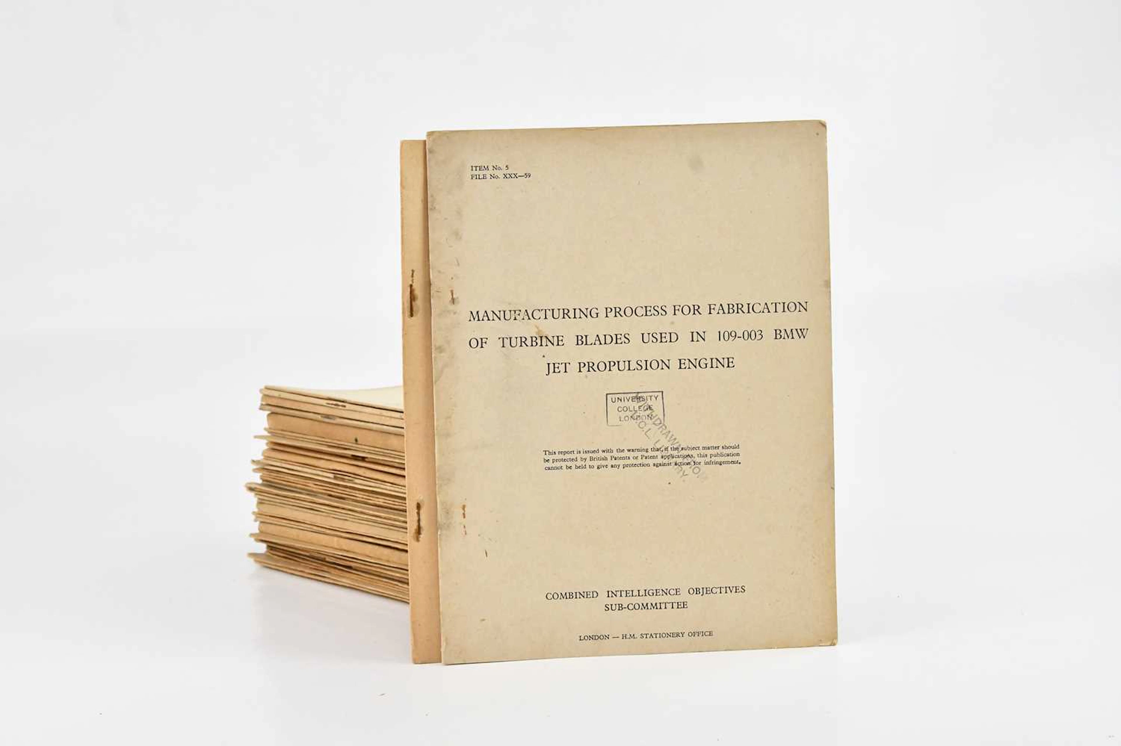 COMBINED INTELLIGENCE OBJECTIVES SUB-COMMITTEE; a...