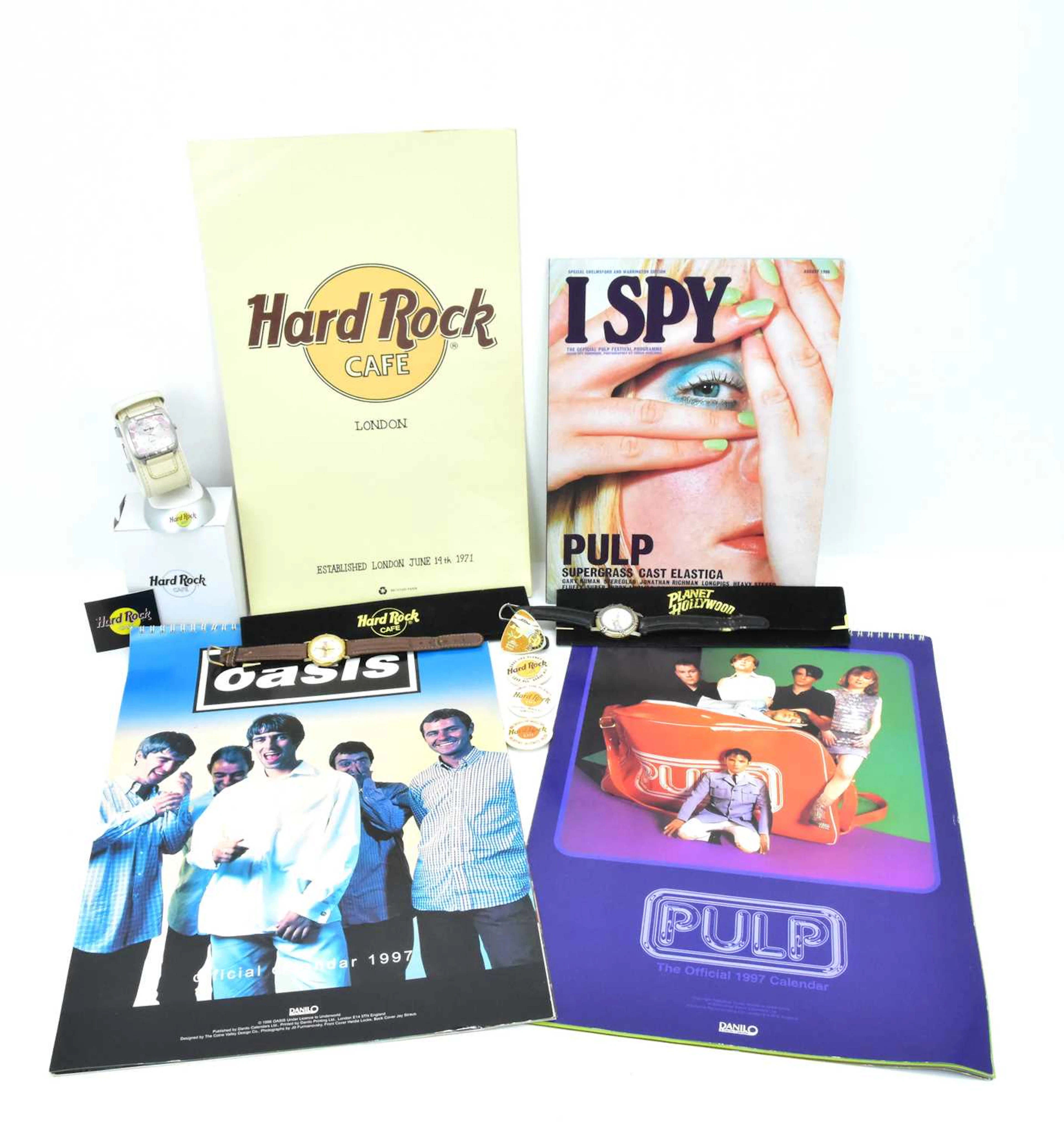 Various rock and pop memorabilia