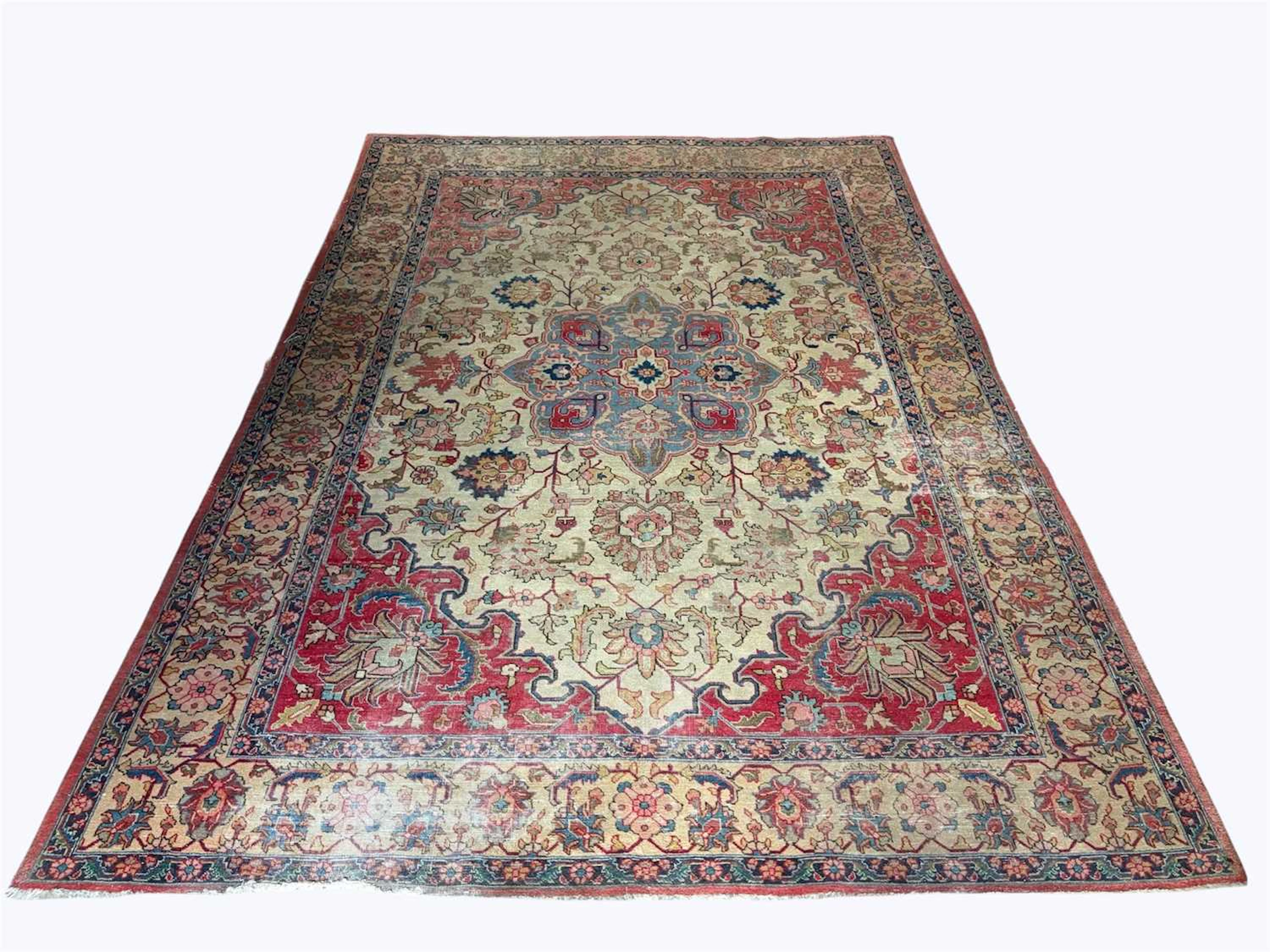 A Caucasian wool carpet