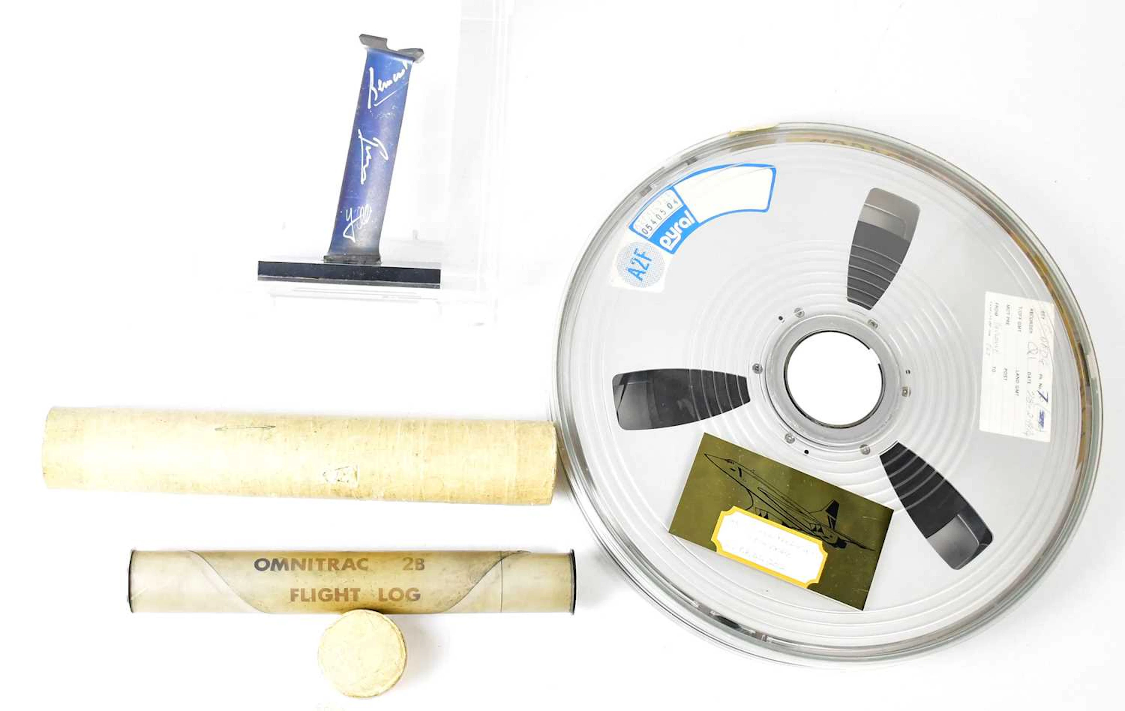 CONCORDE; a flight date reel from the second production Concorde