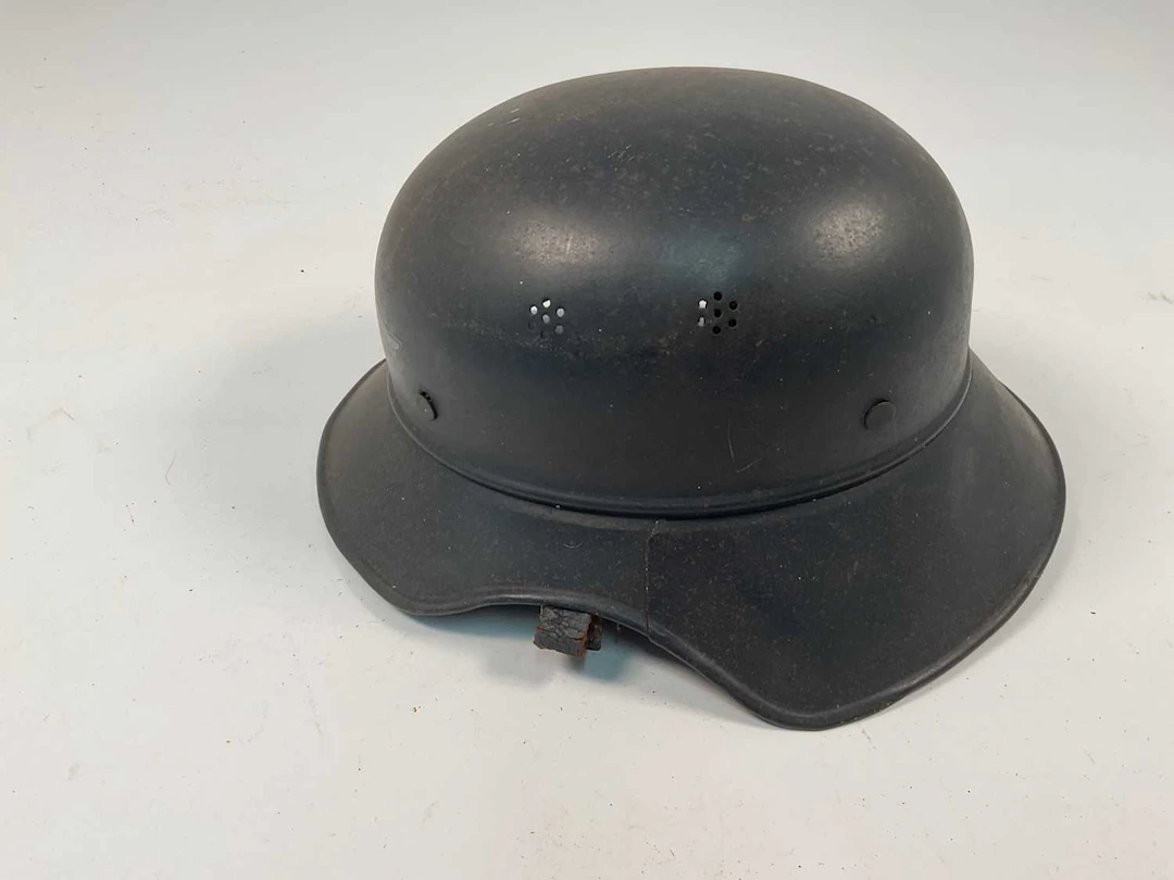 A WWII German M38 Luftschutz gladiator style helmet