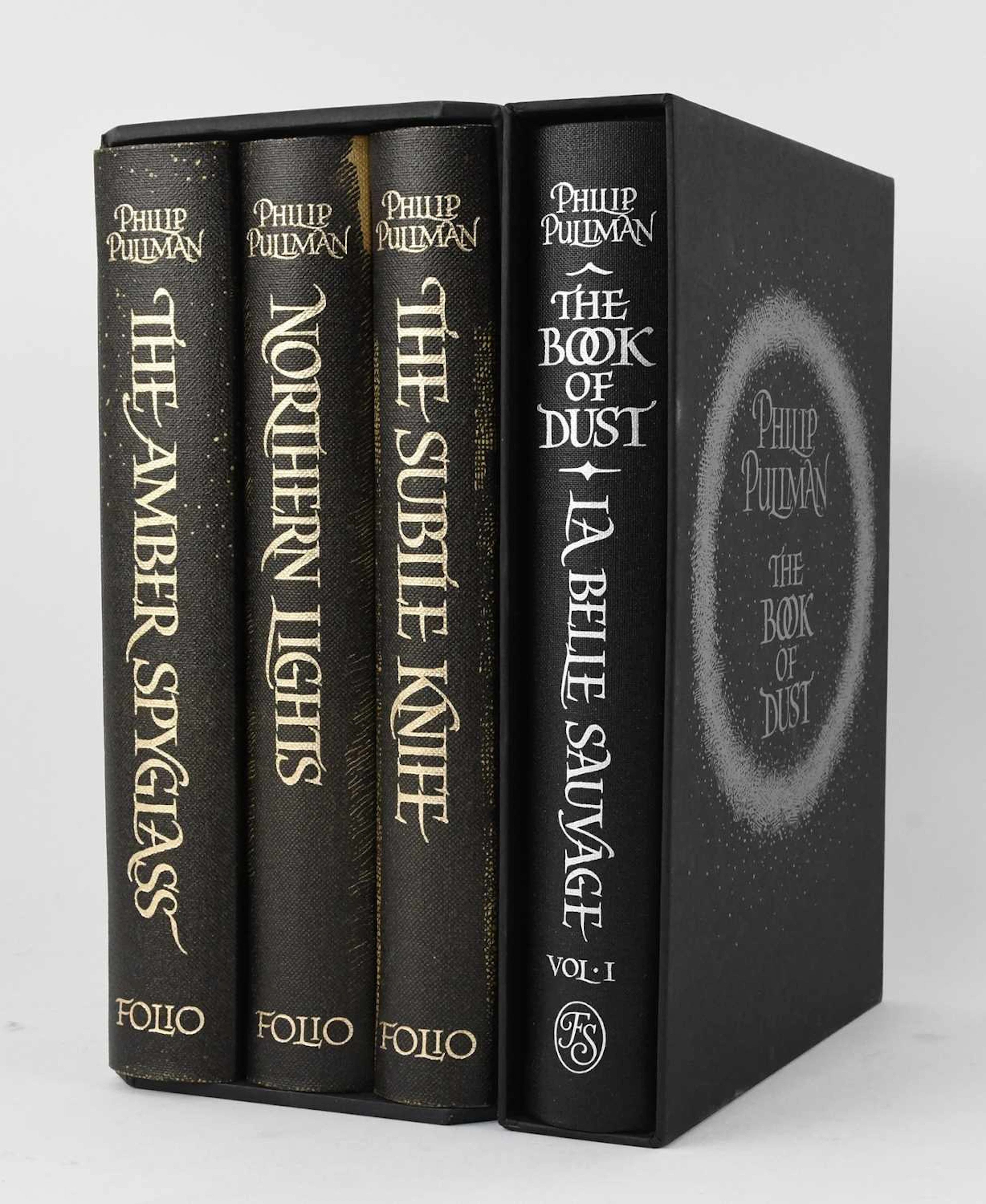 FOLIO SOCIETY; two books by Philip Pullman