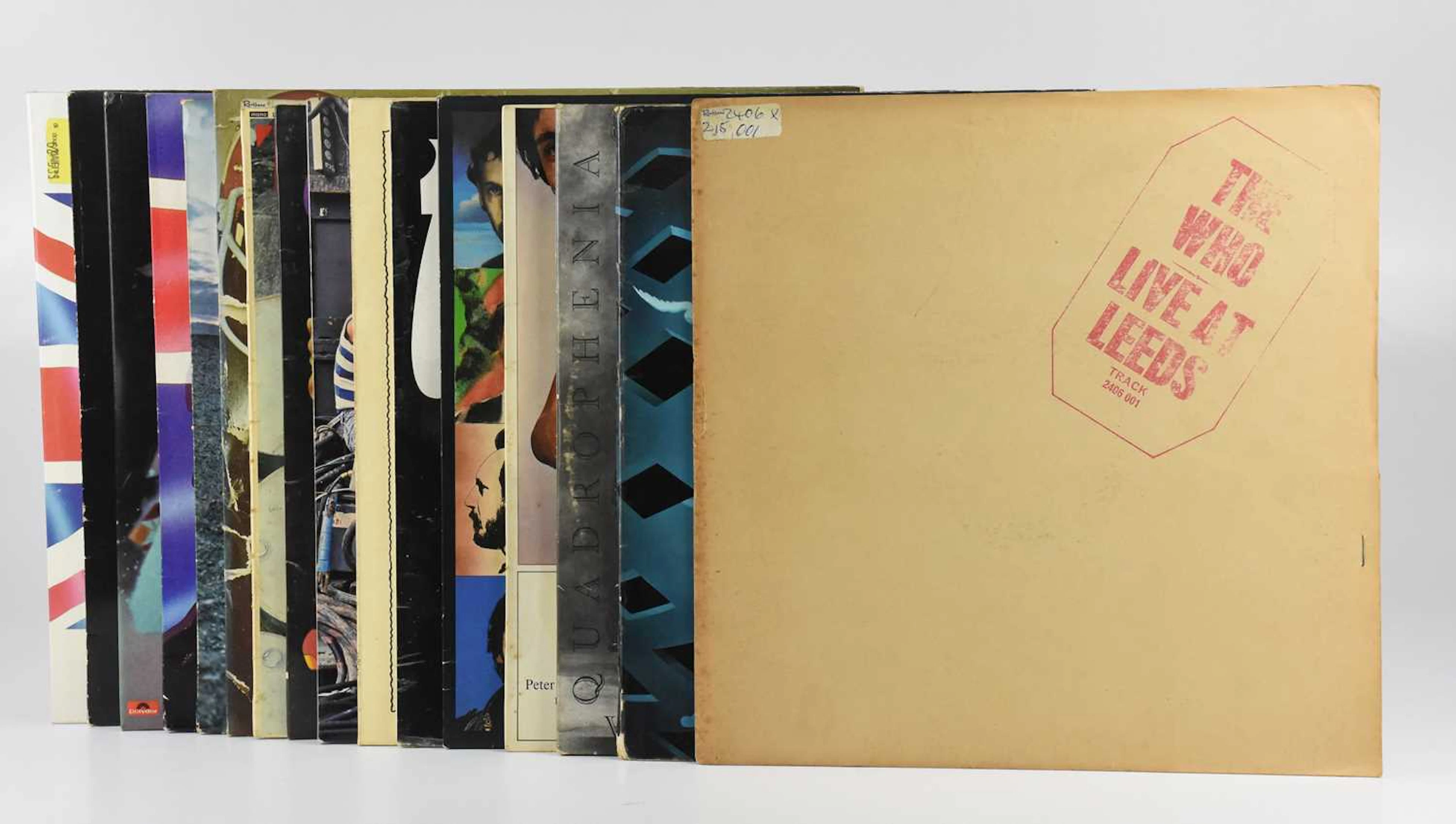 THE WHO; sixteen albums comprising