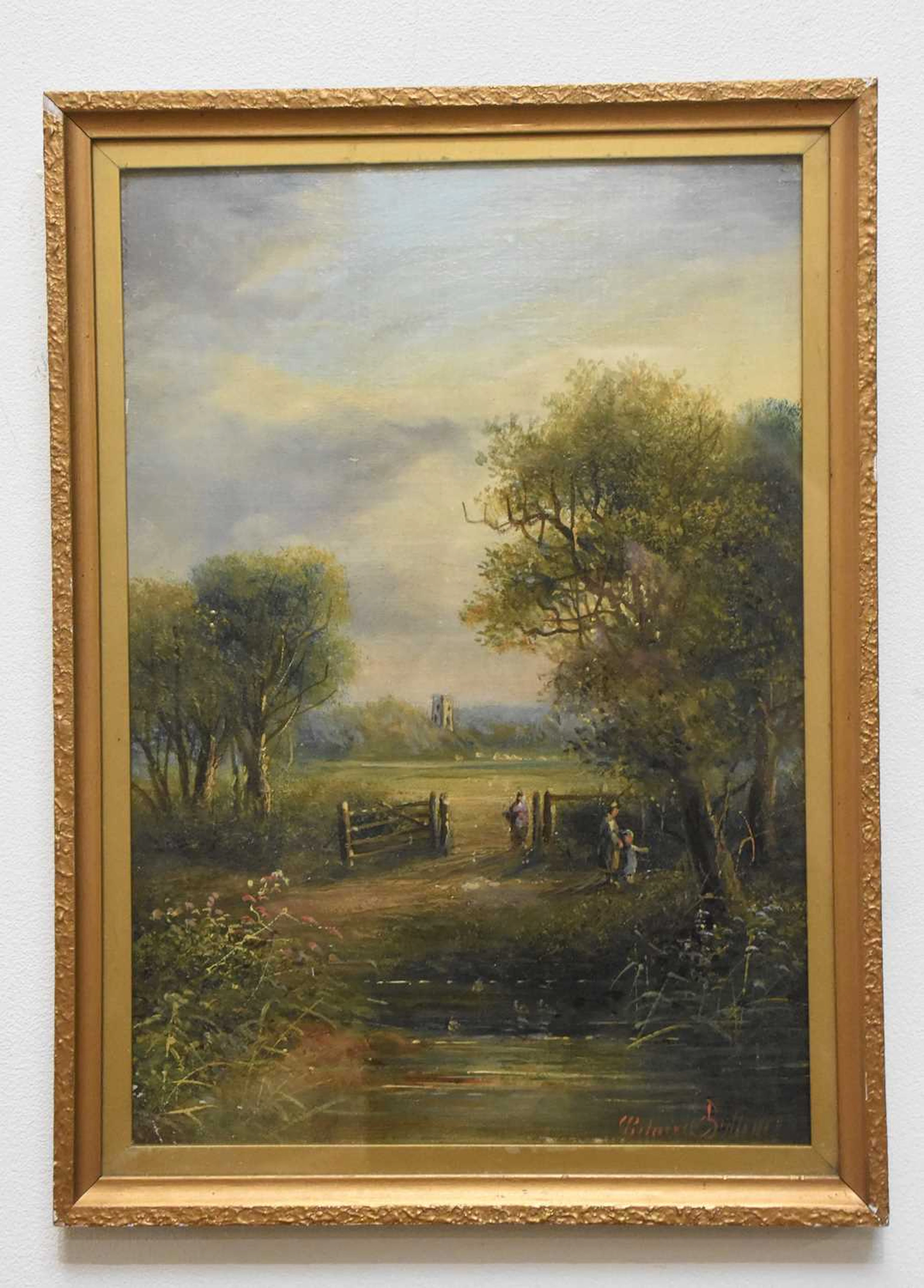 EDWIN BUTTERY; oil on artist board