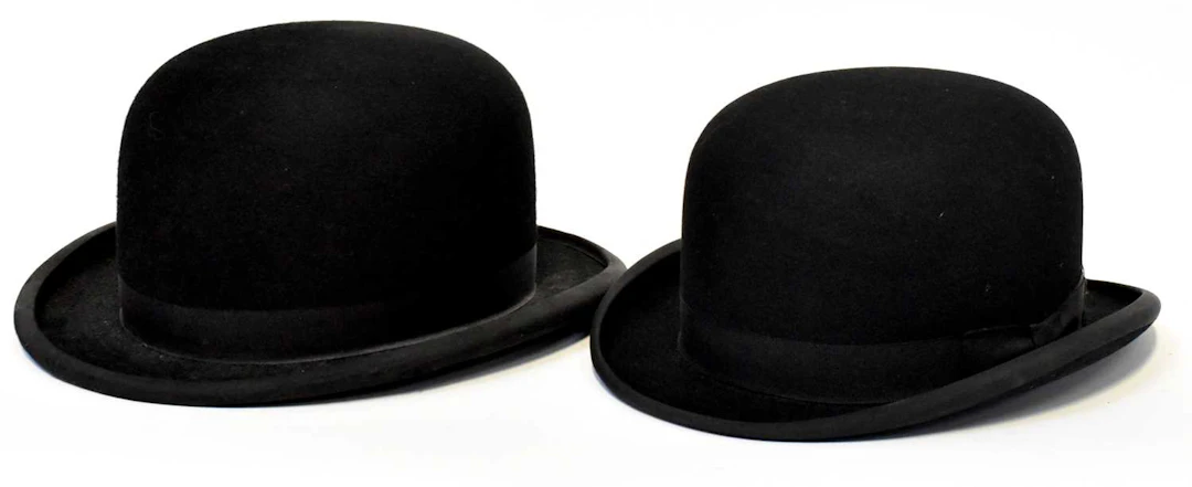 Two bowler hats comprising 'The Sunfield Belham Hat'