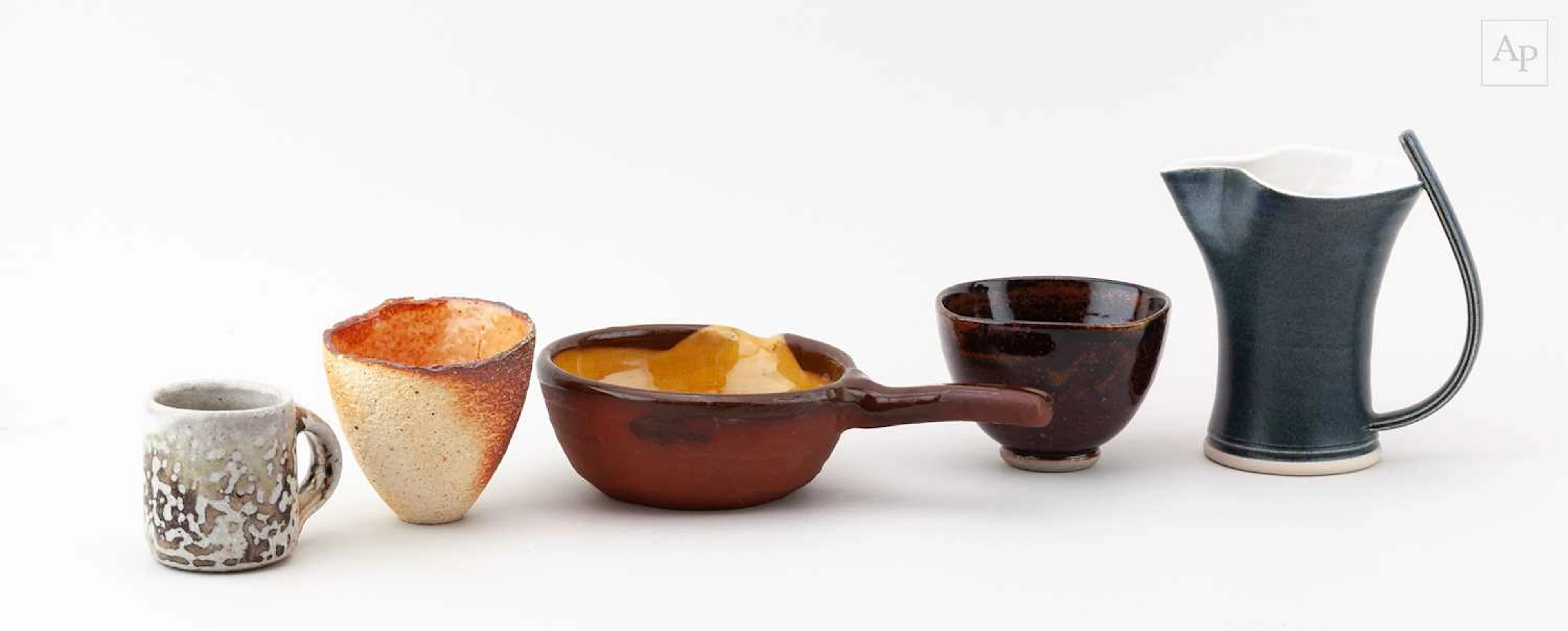 A group of stoneware and slipware ceramics by Jonathan Hancock