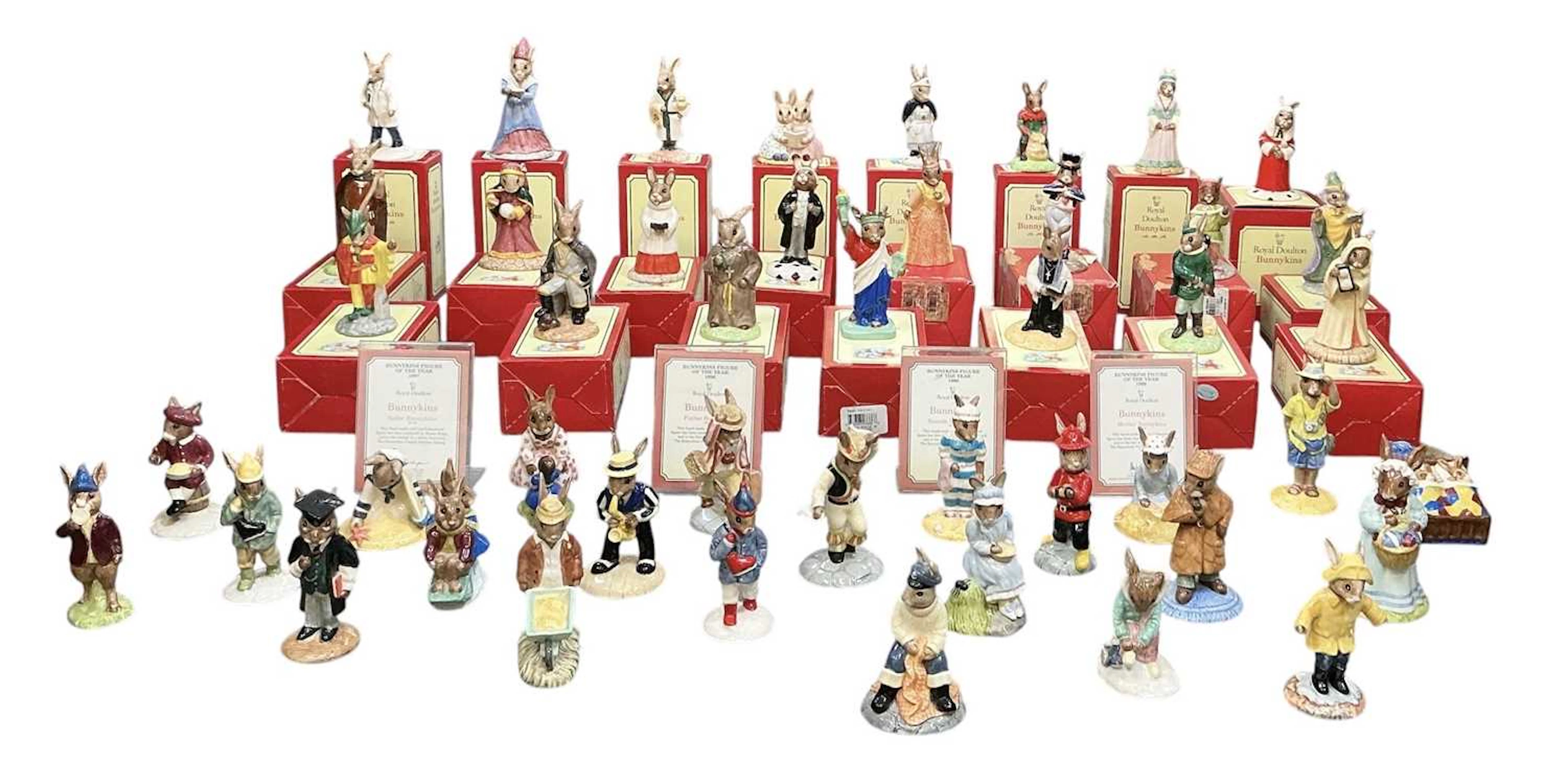 ROYAL DOULTON; a collection of approximately forty-five...