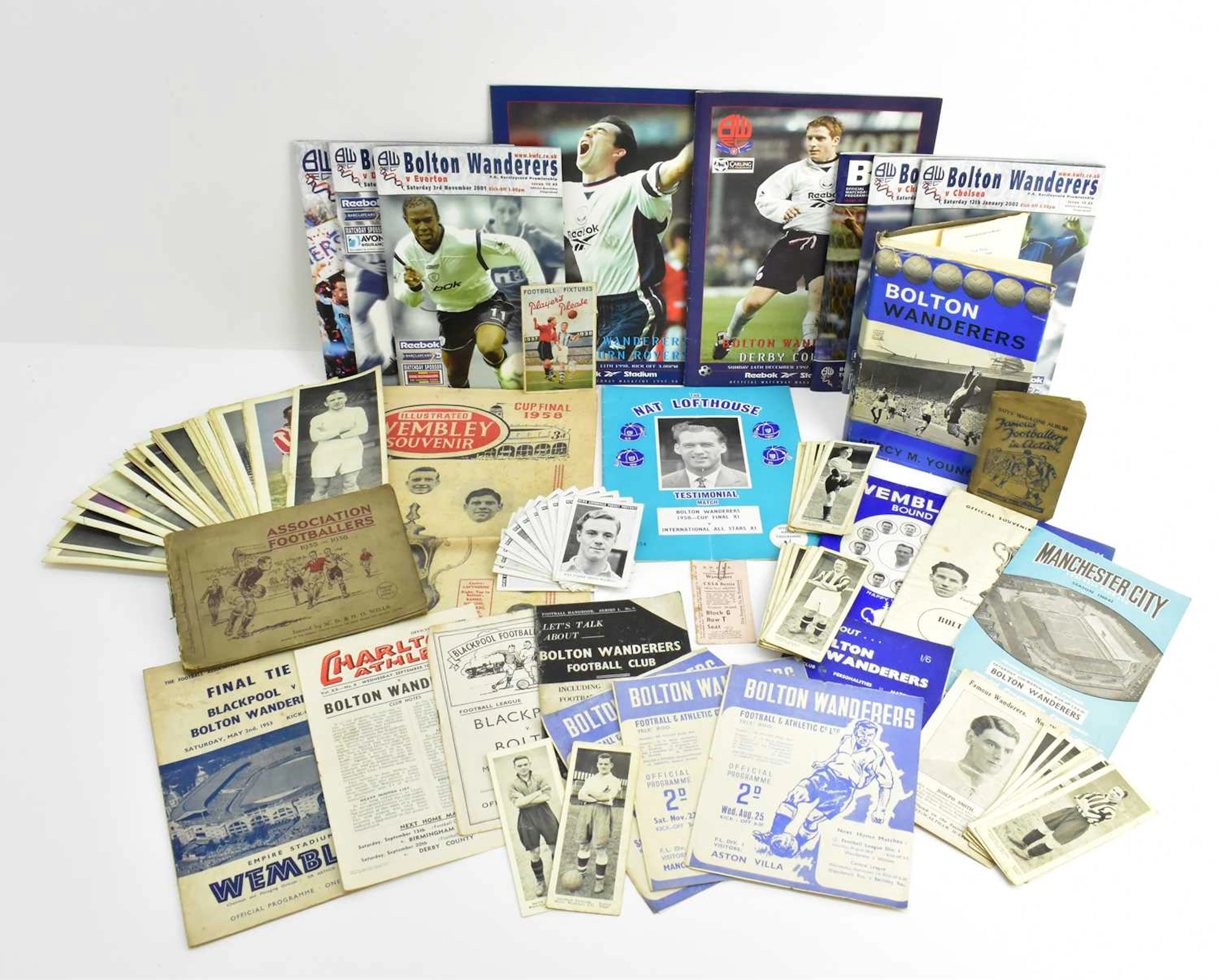 A collection of large black and white vintage Topical...
