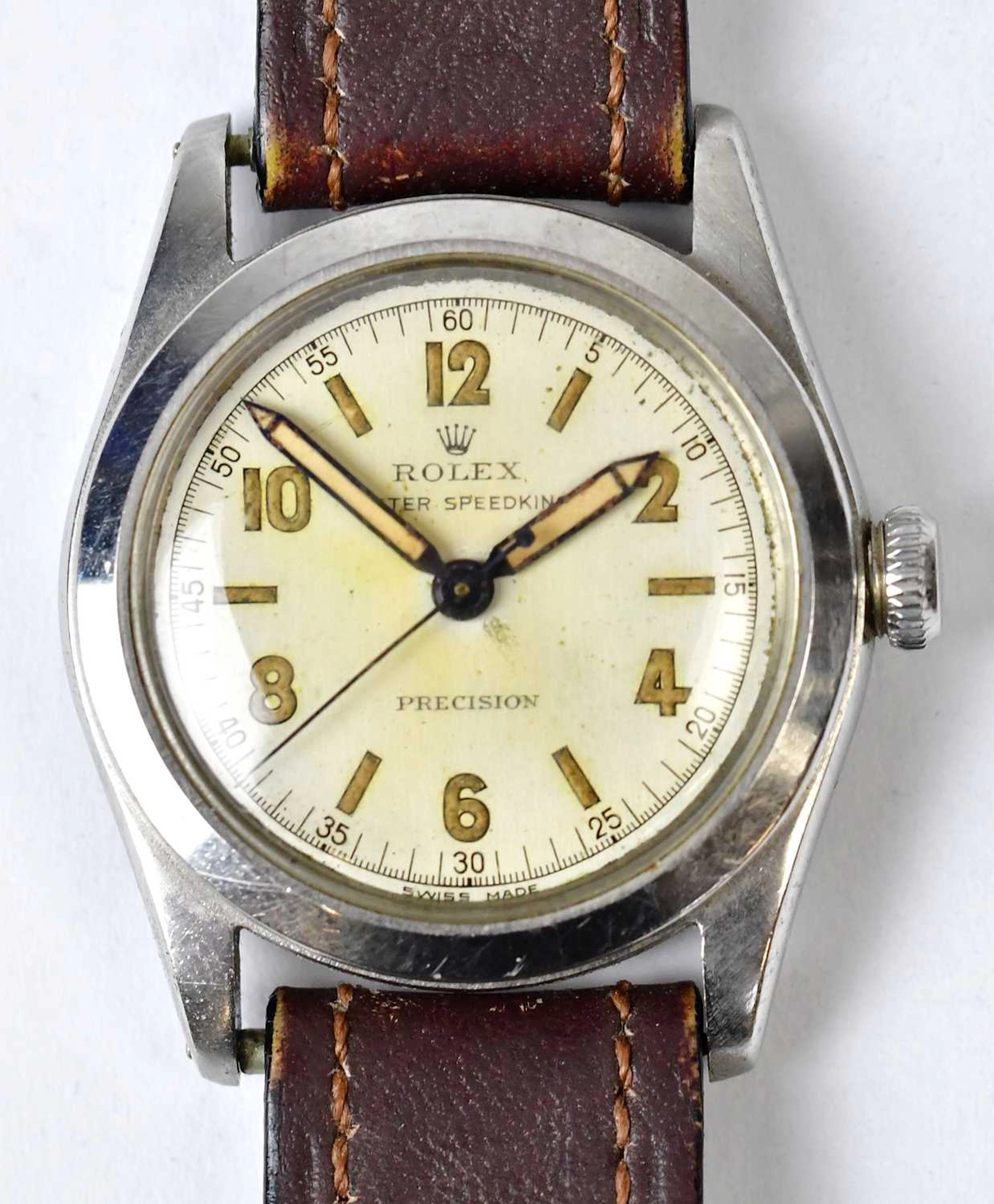 ROLEX; an Oyster Speedking wristwatch