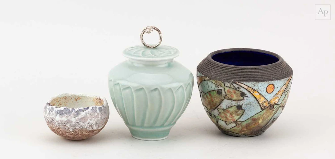 BRIDGET DRAKEFORD (born 1946); a partially fluted...