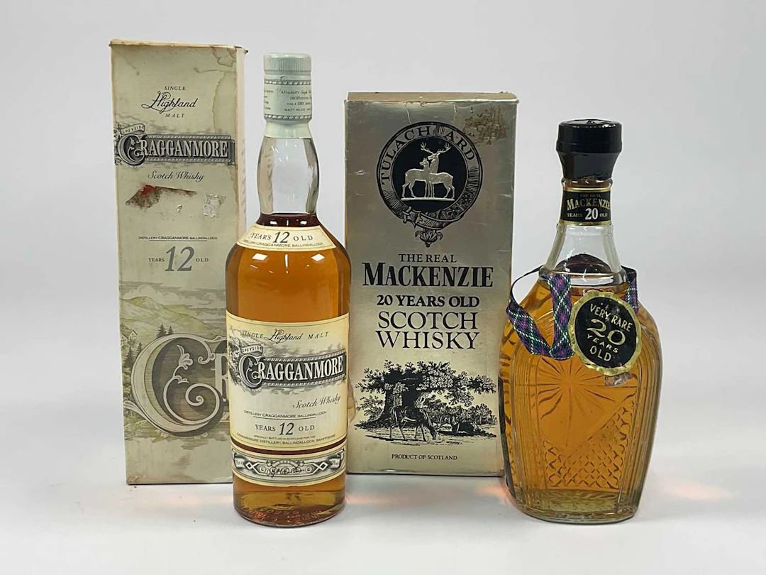 WHISKY; a bottle of The Real MacKenzie 20 year old Scotch whisky 75cl