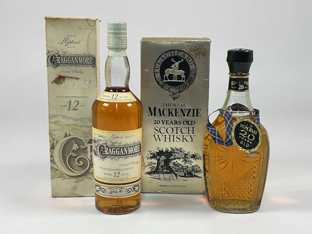 WHISKY; a bottle of The Real MacKenzie 20 year old Scotch whisky 75cl