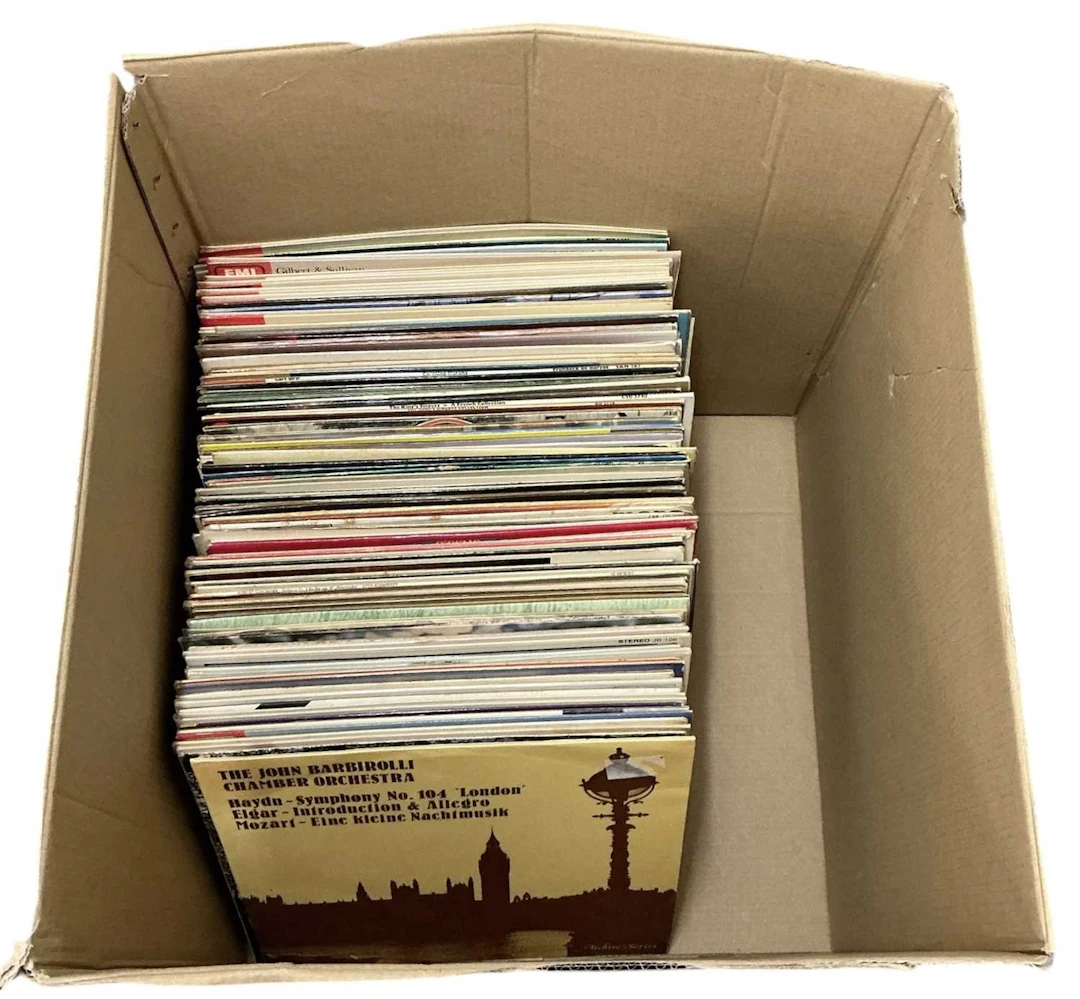A collection of approximately one hundred assorted classical records