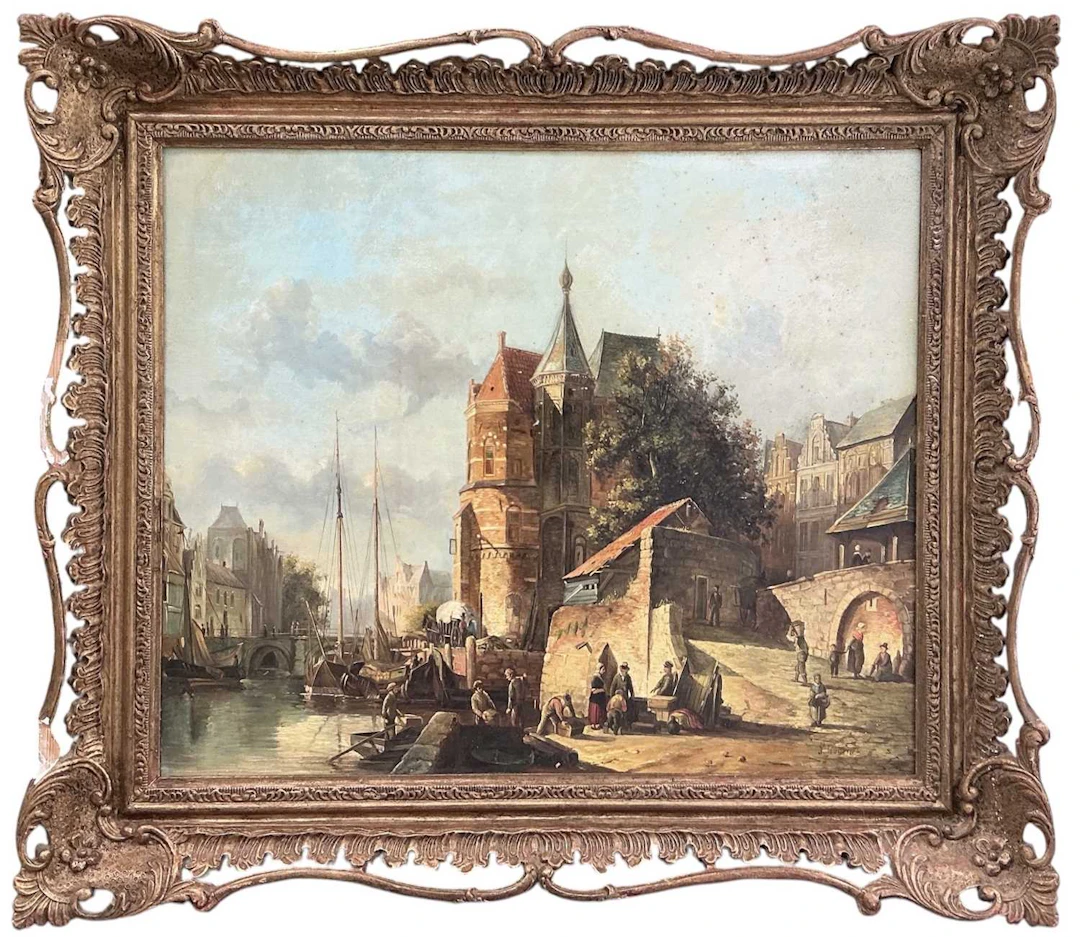 LATE 19TH/EARLY 20TH CENTURY DUTCH SCHOOL; oil on board