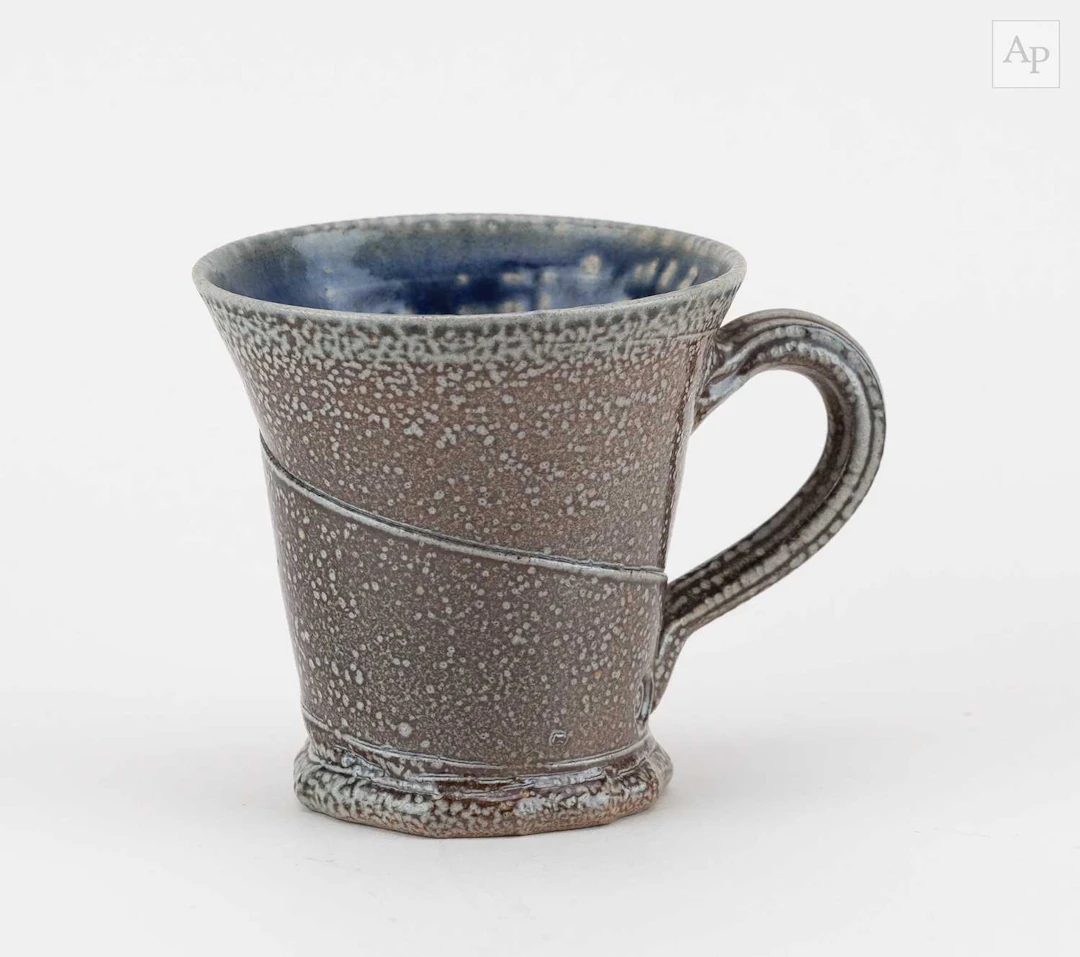WALTER KEELER (born 1942); a salt glazed mug