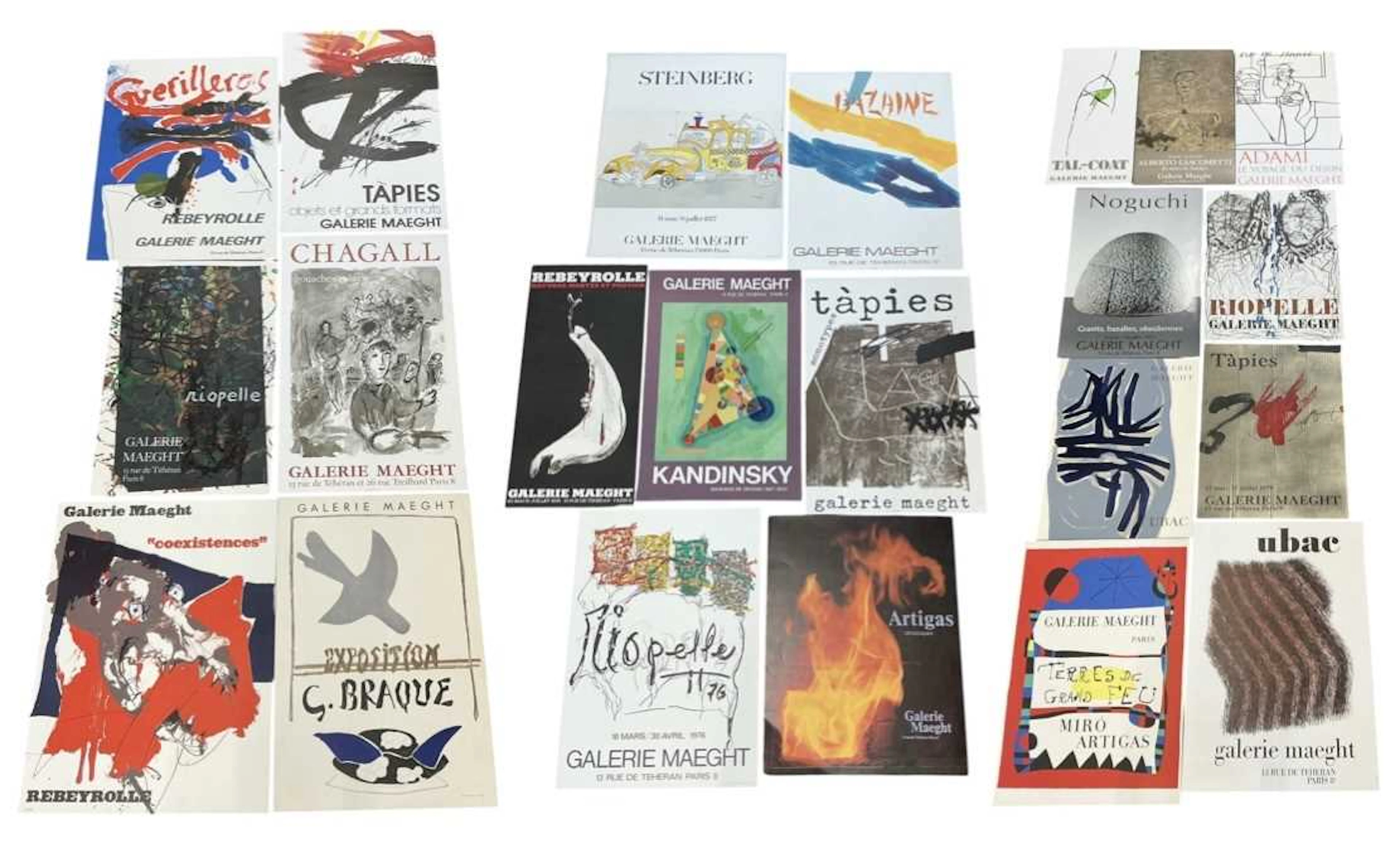 A collection of approximately twenty vintage Galerie...