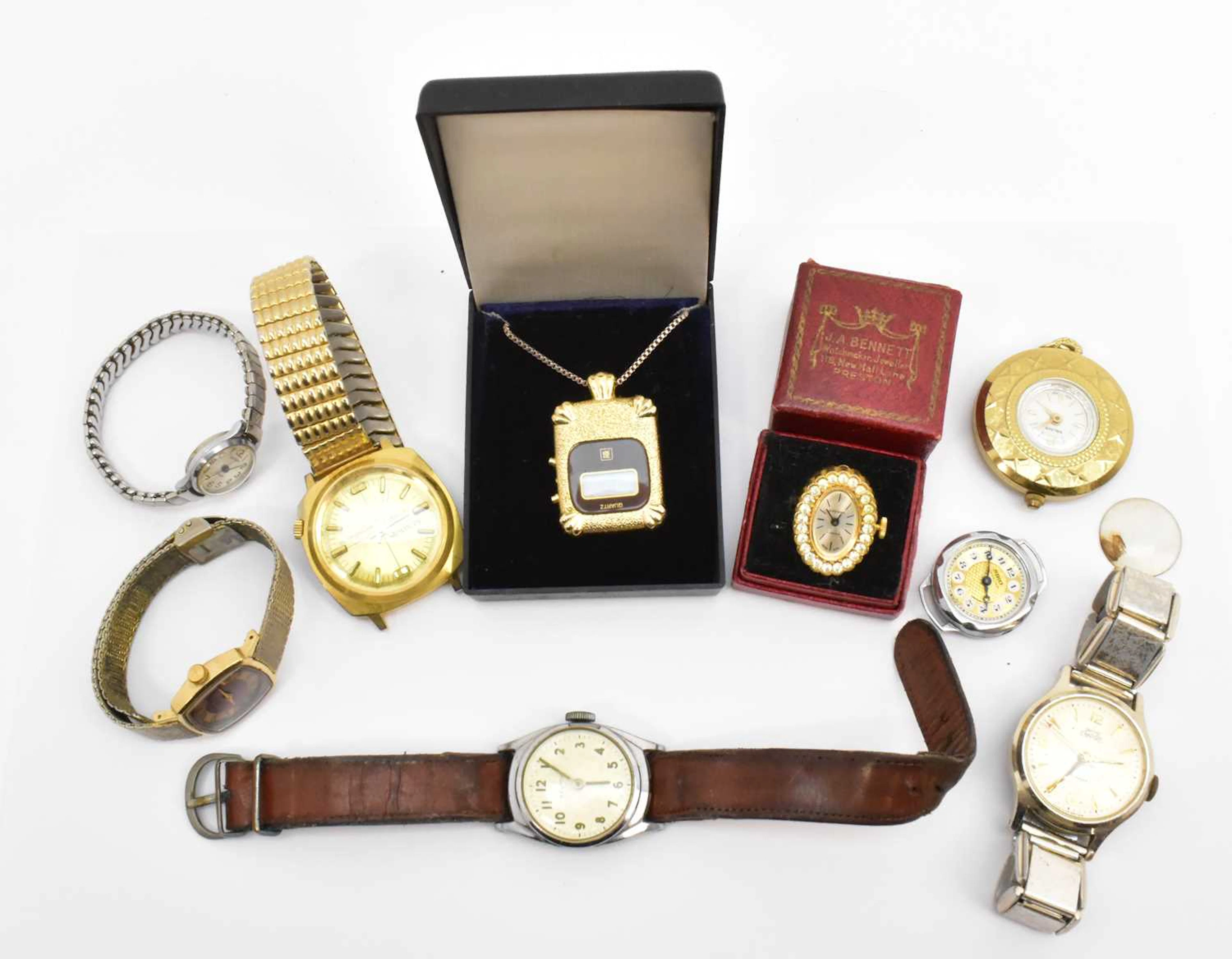 Various lady's and gentleman's wristwatches
