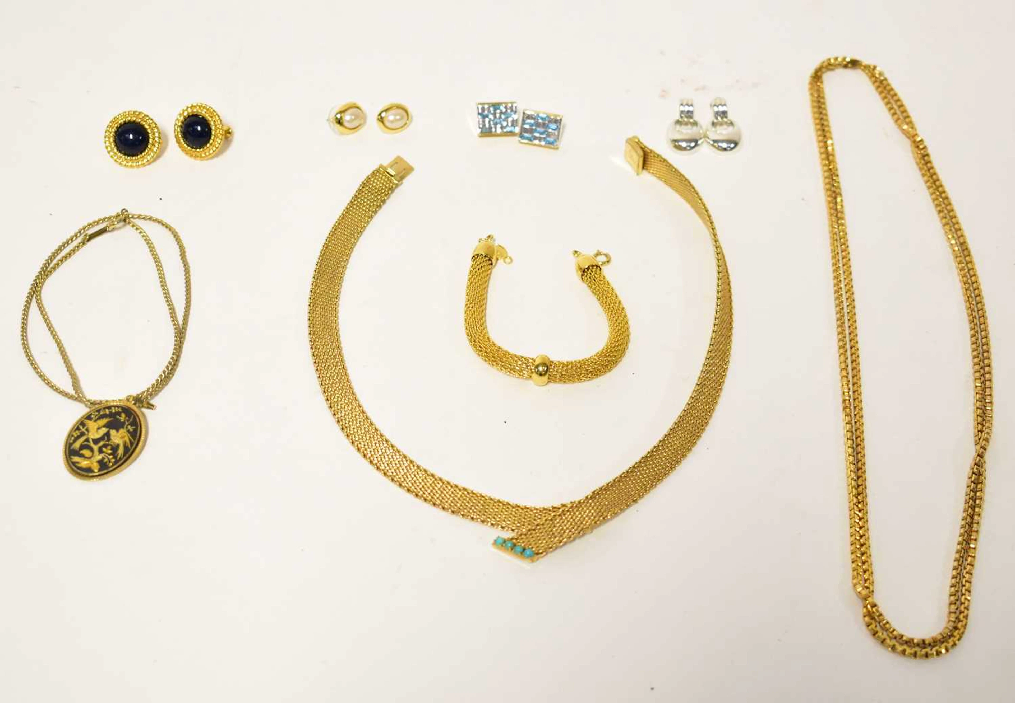 Vintage designer and other costume jewellery