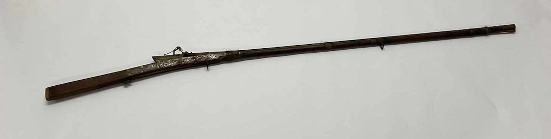 An Indian style matchlock musket