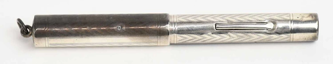 WAHL EVERSHARP MABIE TODD; a 1920s/30s sterling silver...
