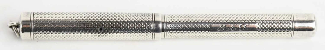 PARKER; a 1960s 925 silver 75 Cisele fountain pen